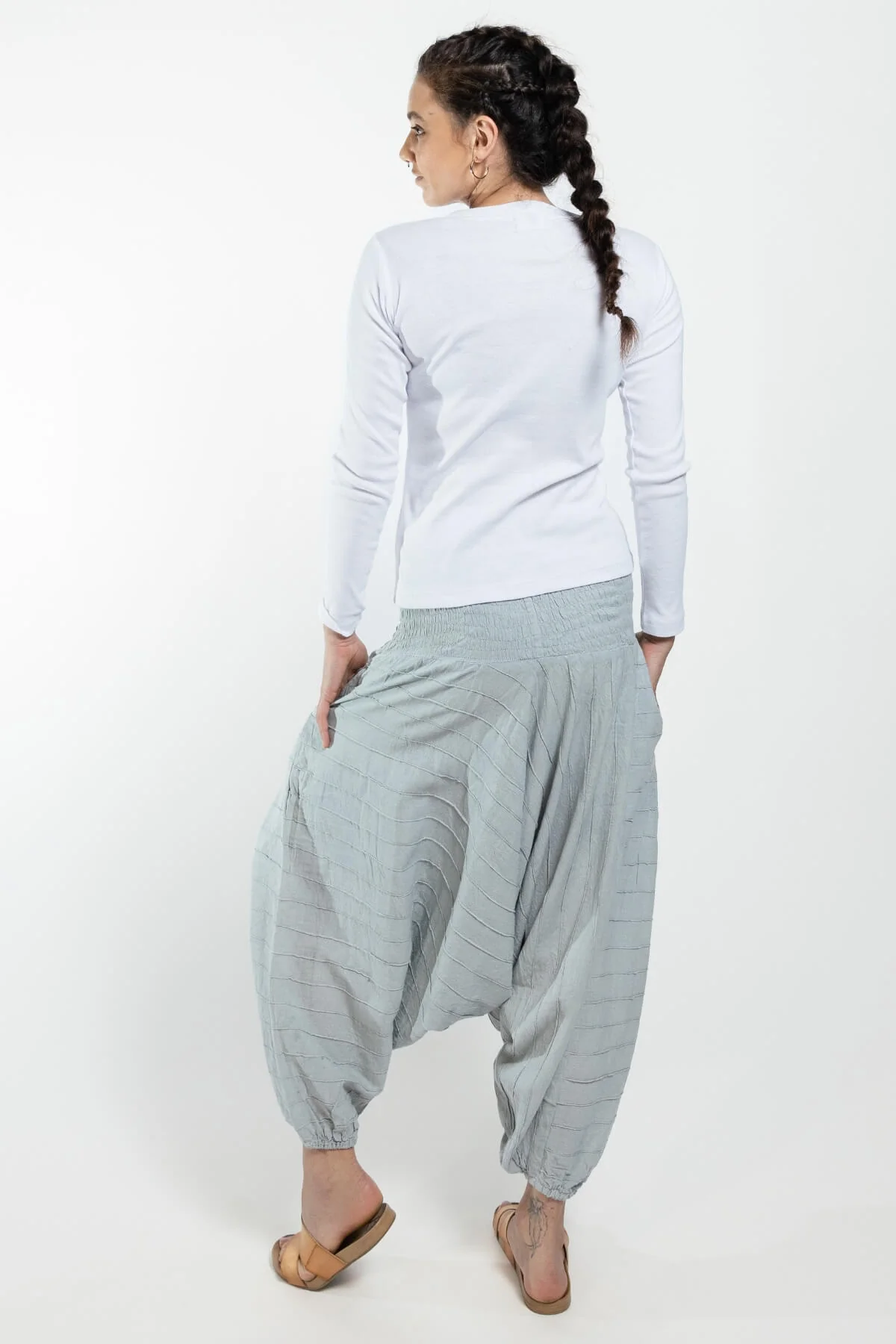 Low Crotch Pants - Pintuck - Image 18