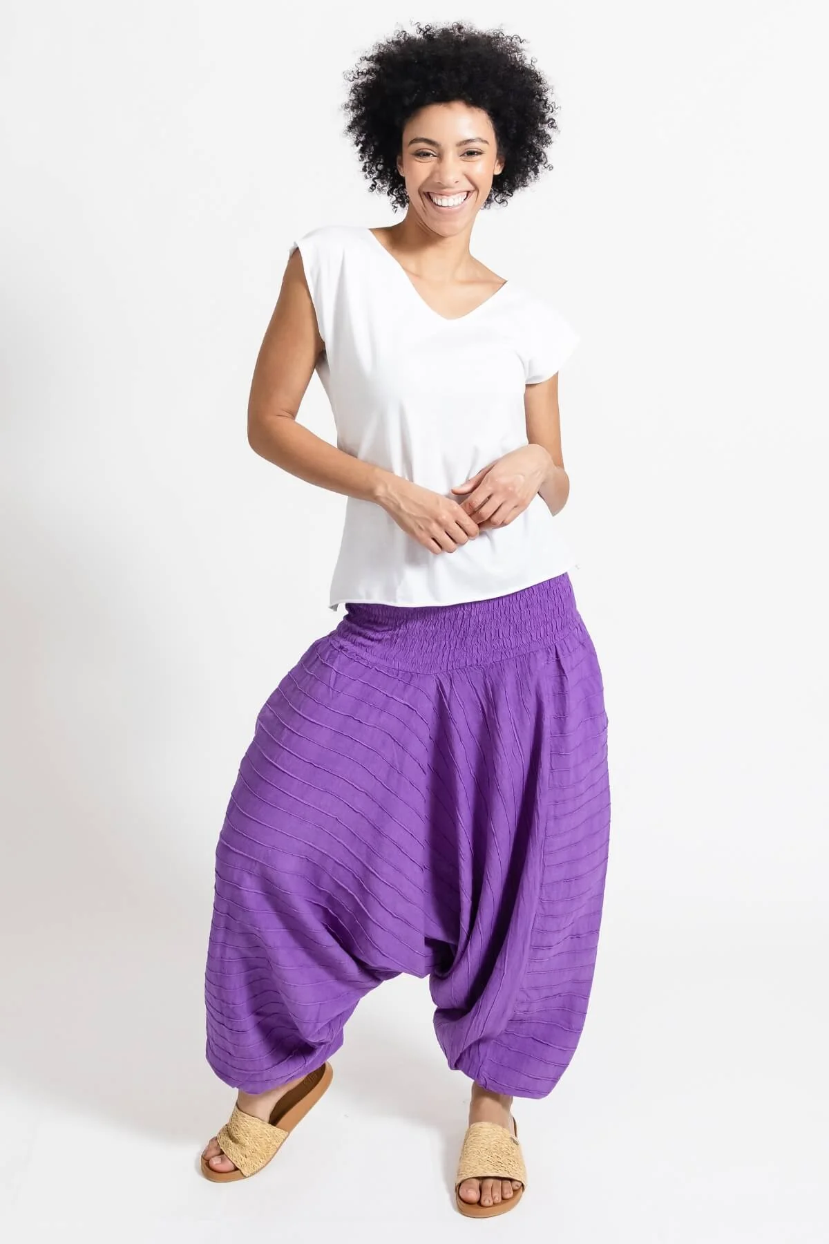 Low Crotch Pants - Pintuck - Image 20