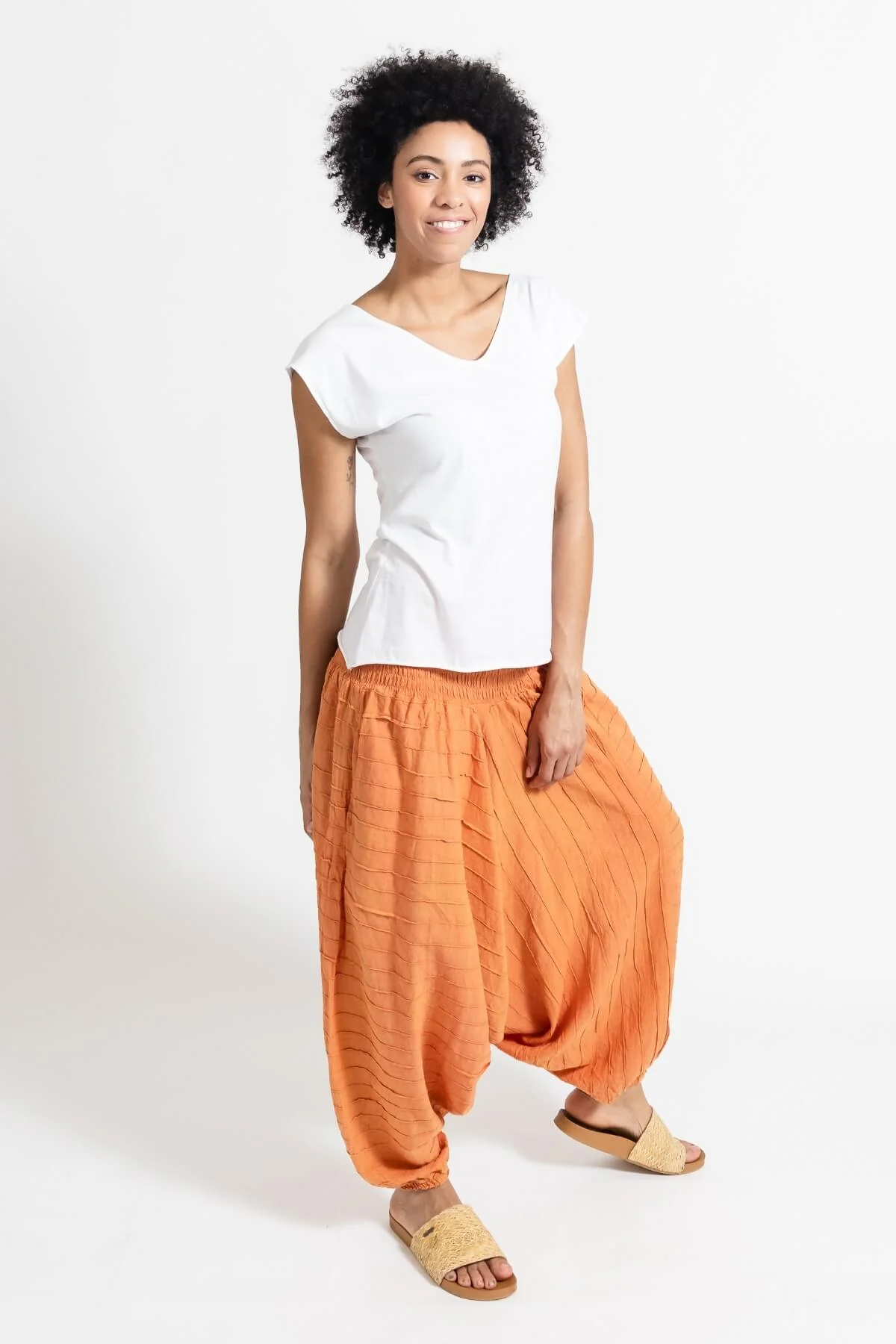 Low Crotch Pants - Pintuck - Image 32