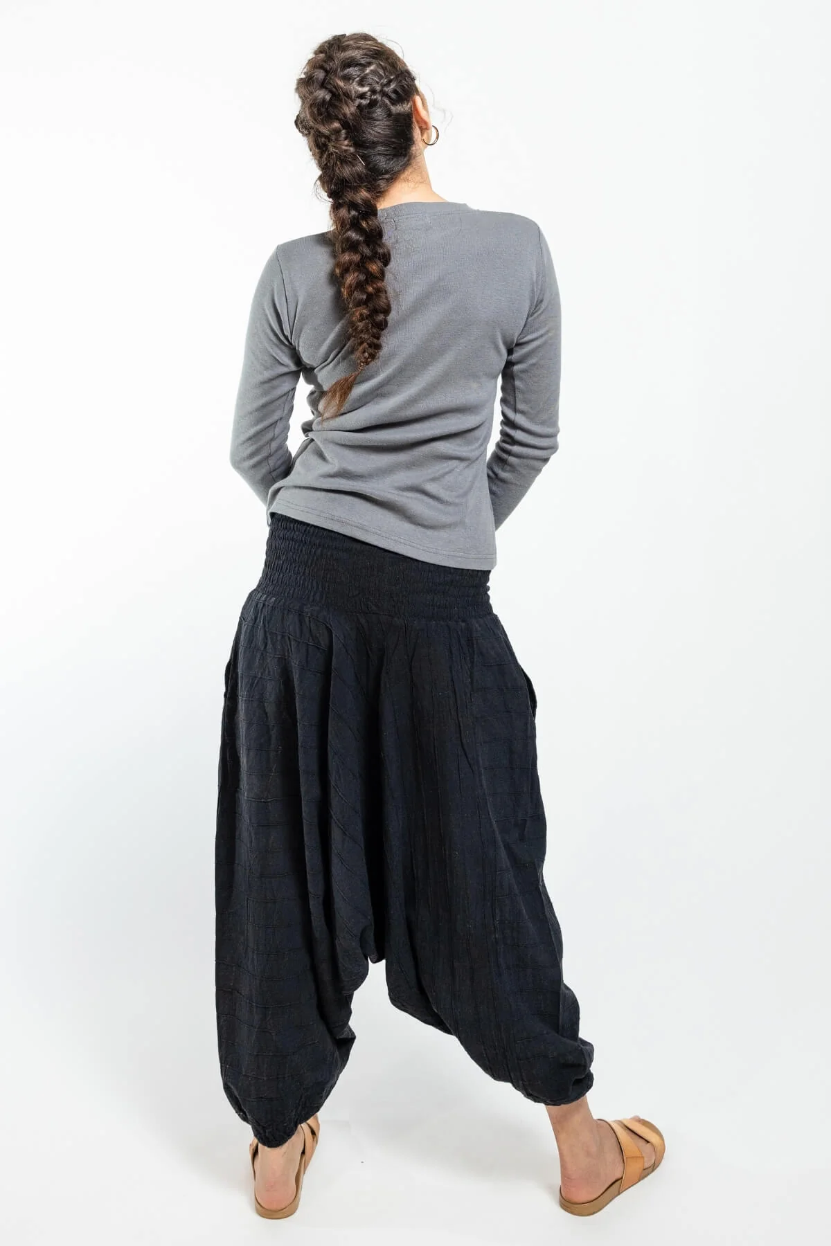 Low Crotch Pants - Pintuck - Image 41