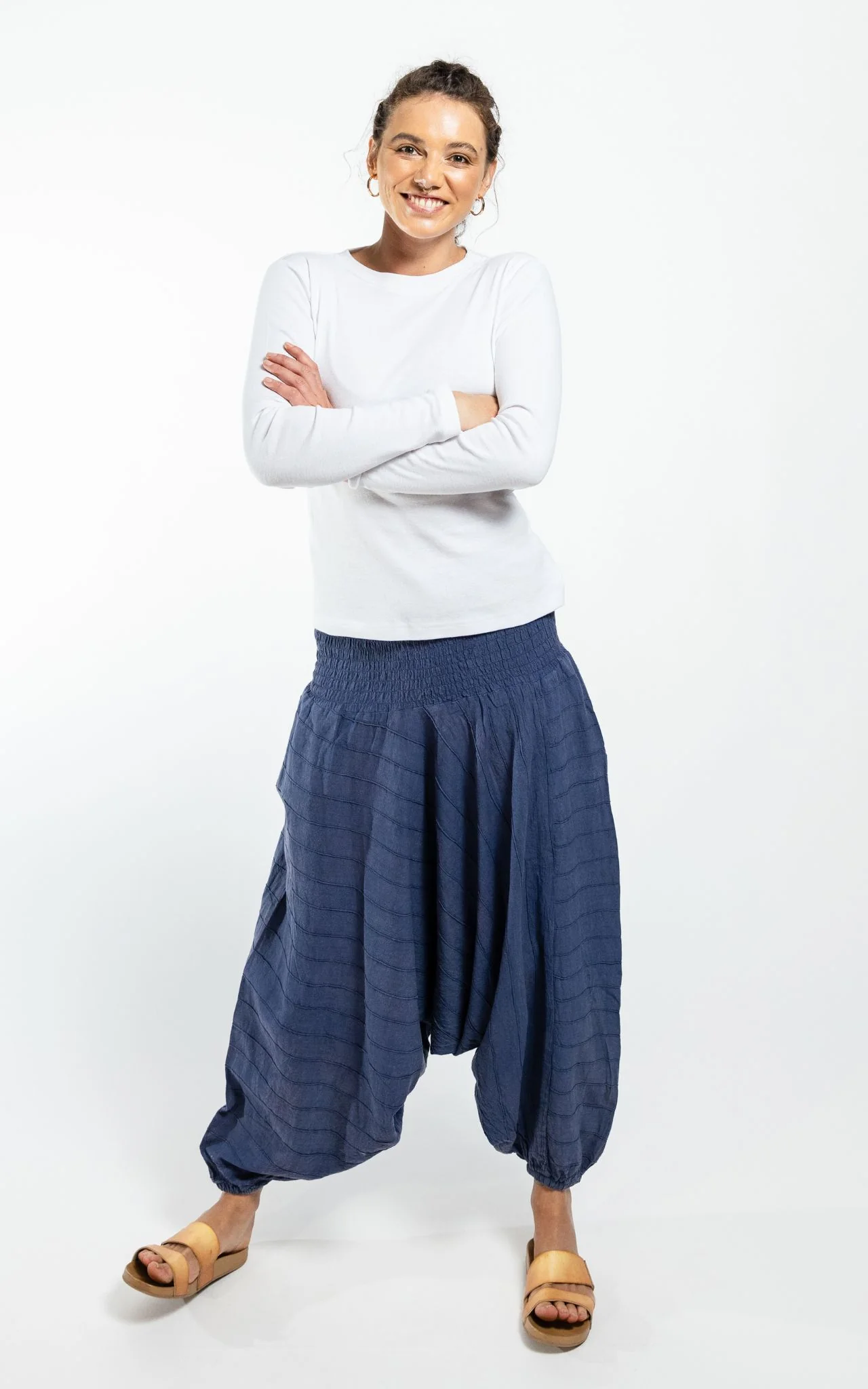 Low Crotch Pants - Pintuck - Image 42
