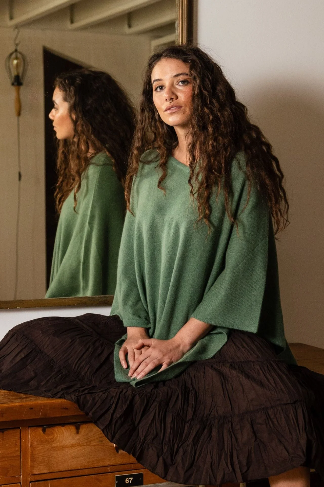 Cashmere Poncho - Image 8