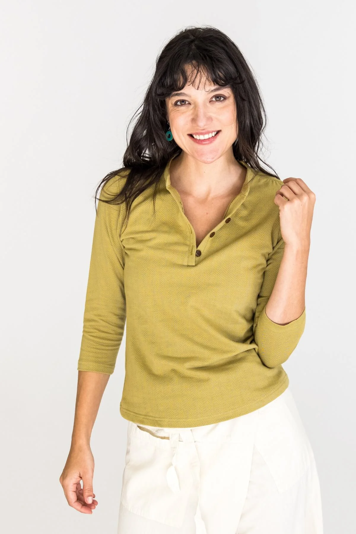 Clementine Top - Mustard - Image 3