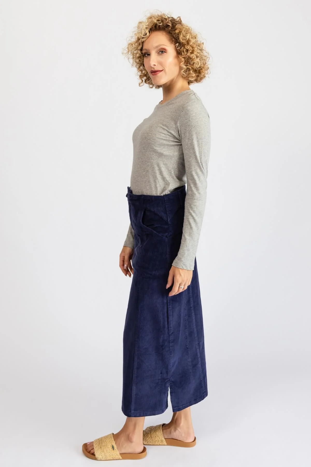 Corduroy Maxi Skirt - Image 17