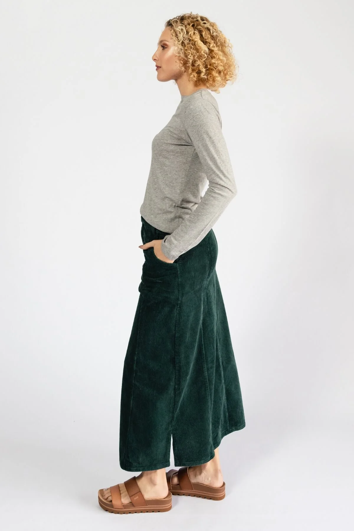 Corduroy Maxi Skirt - Image 33