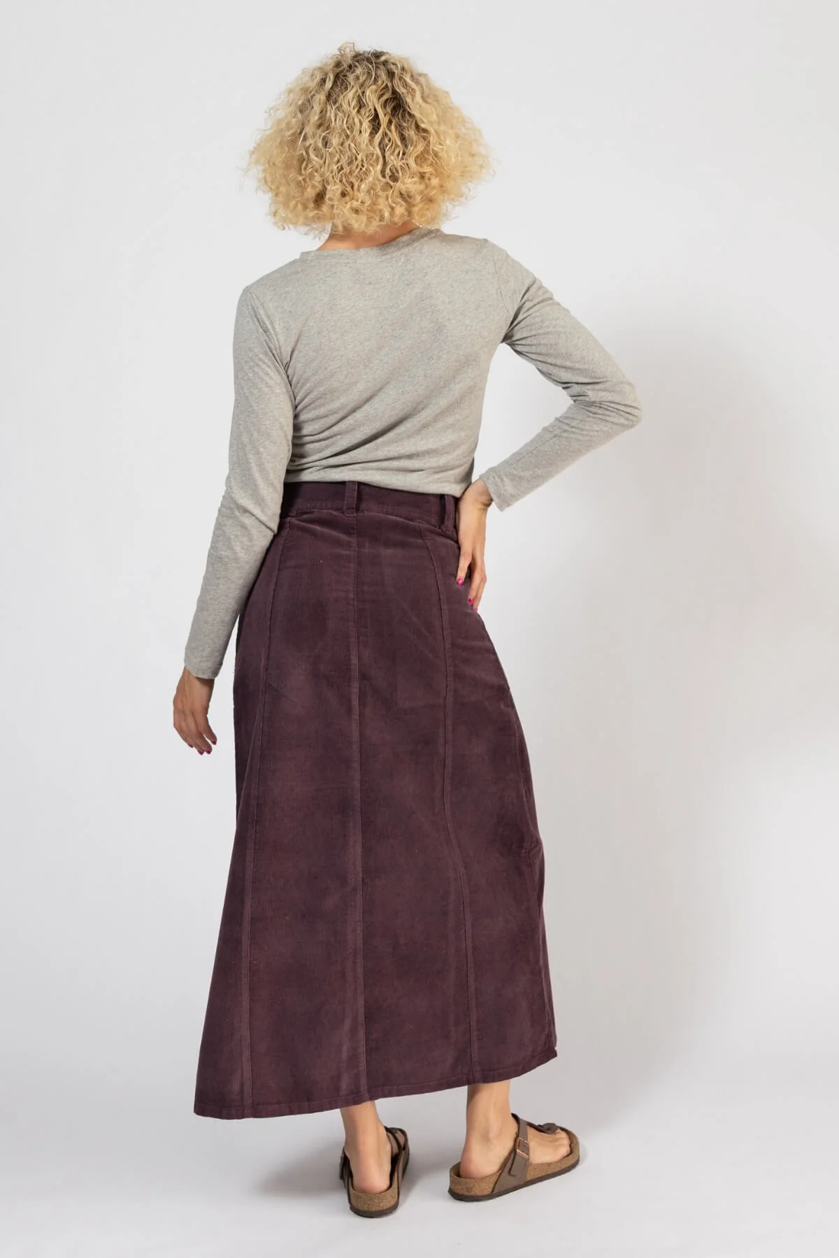 Corduroy Maxi Skirt - Image 48