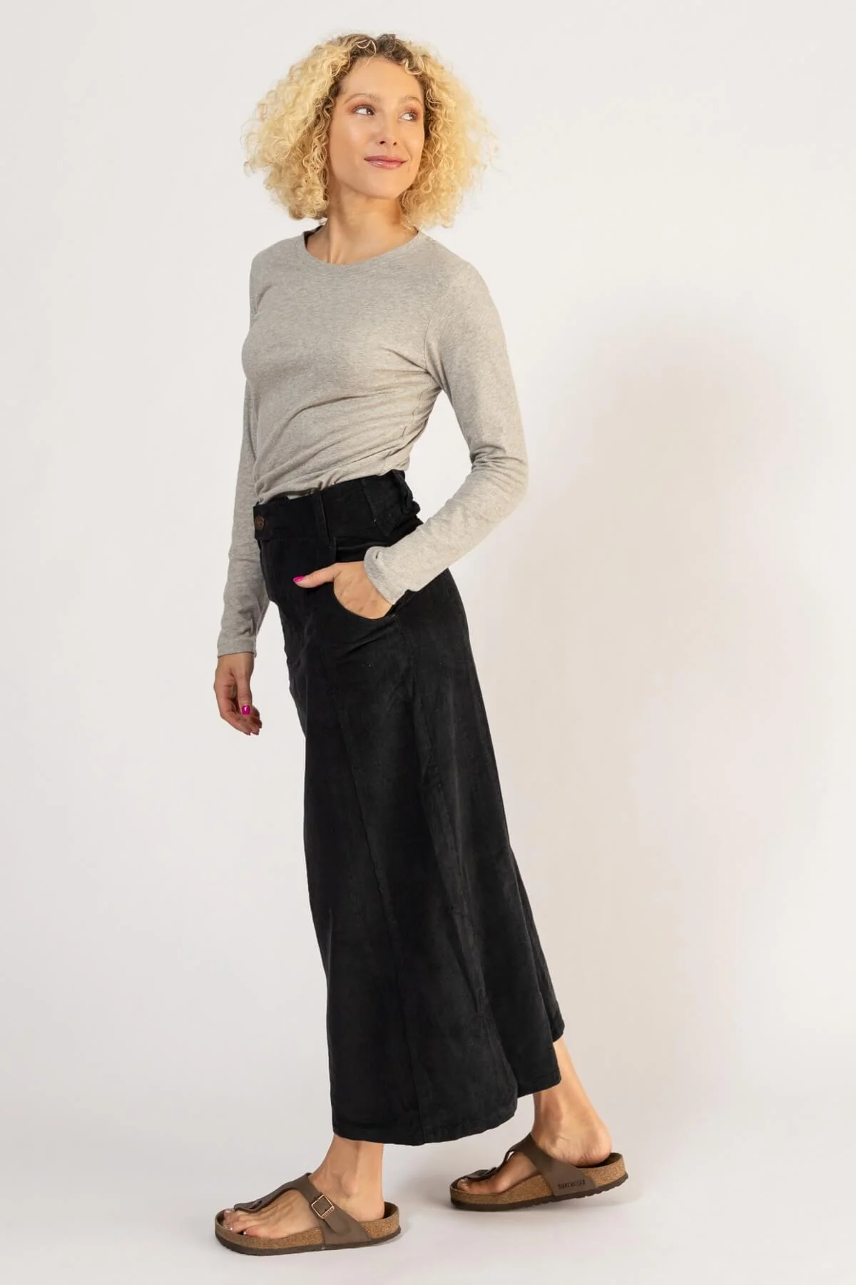 Corduroy Maxi Skirt - Image 52