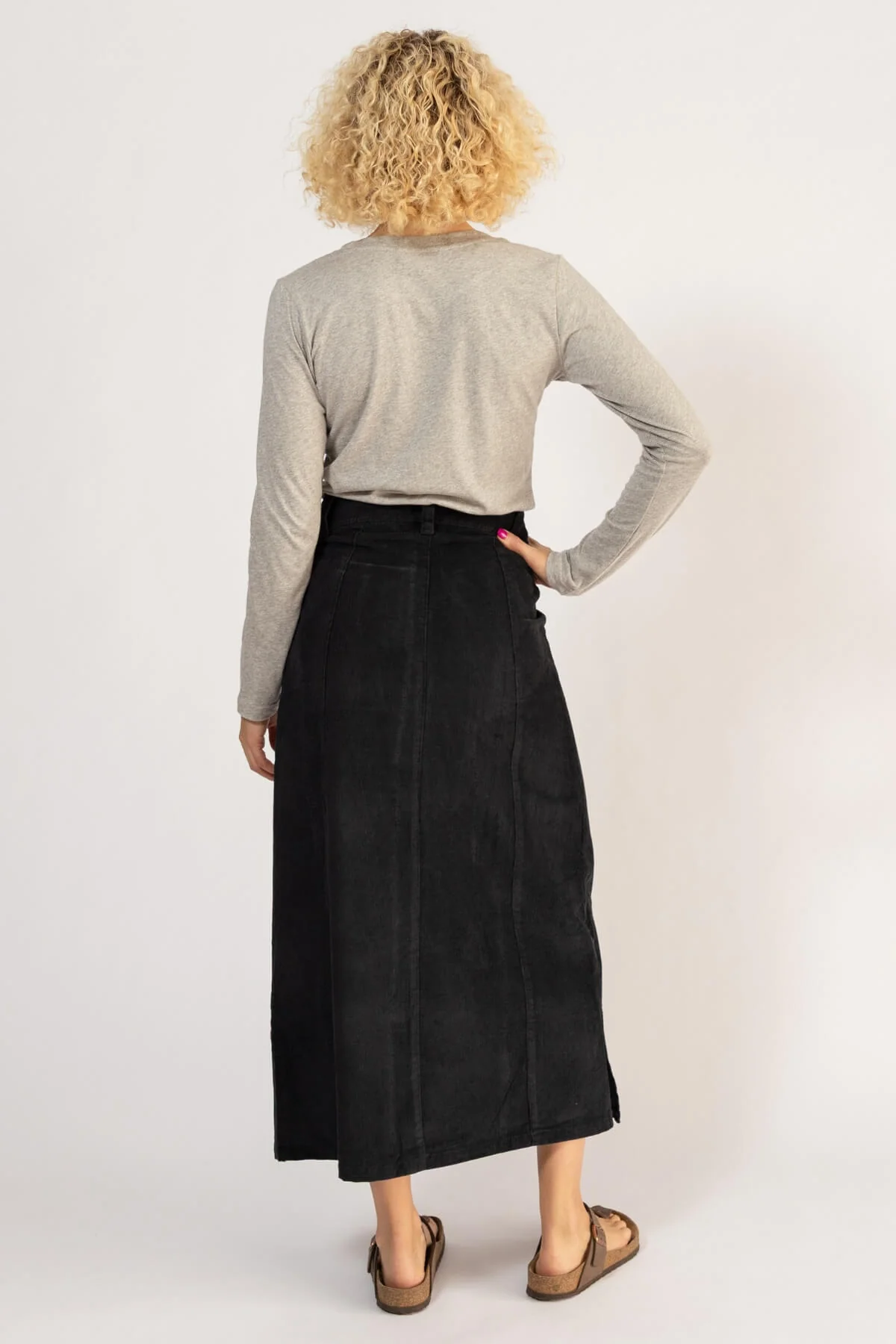 Corduroy Maxi Skirt - Image 53