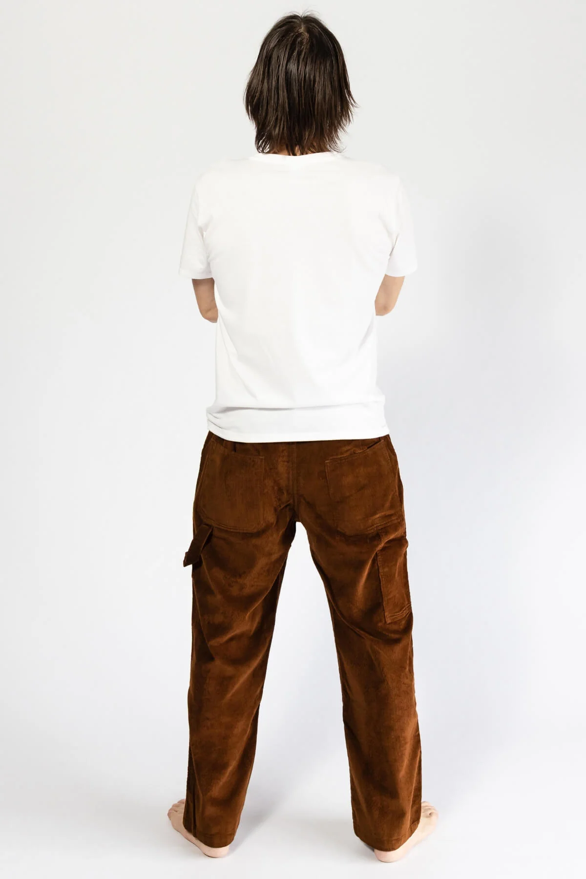 Corduroy Trousers - Walnut - Image 4