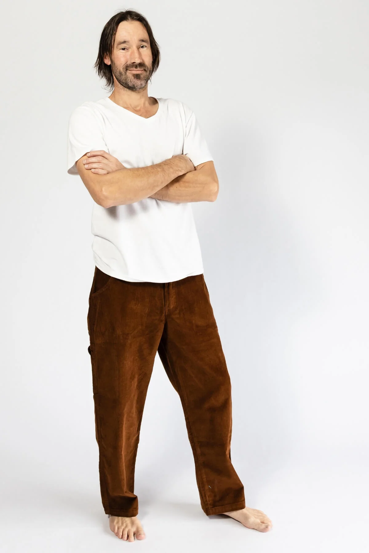 Corduroy Trousers - Walnut - Image 5