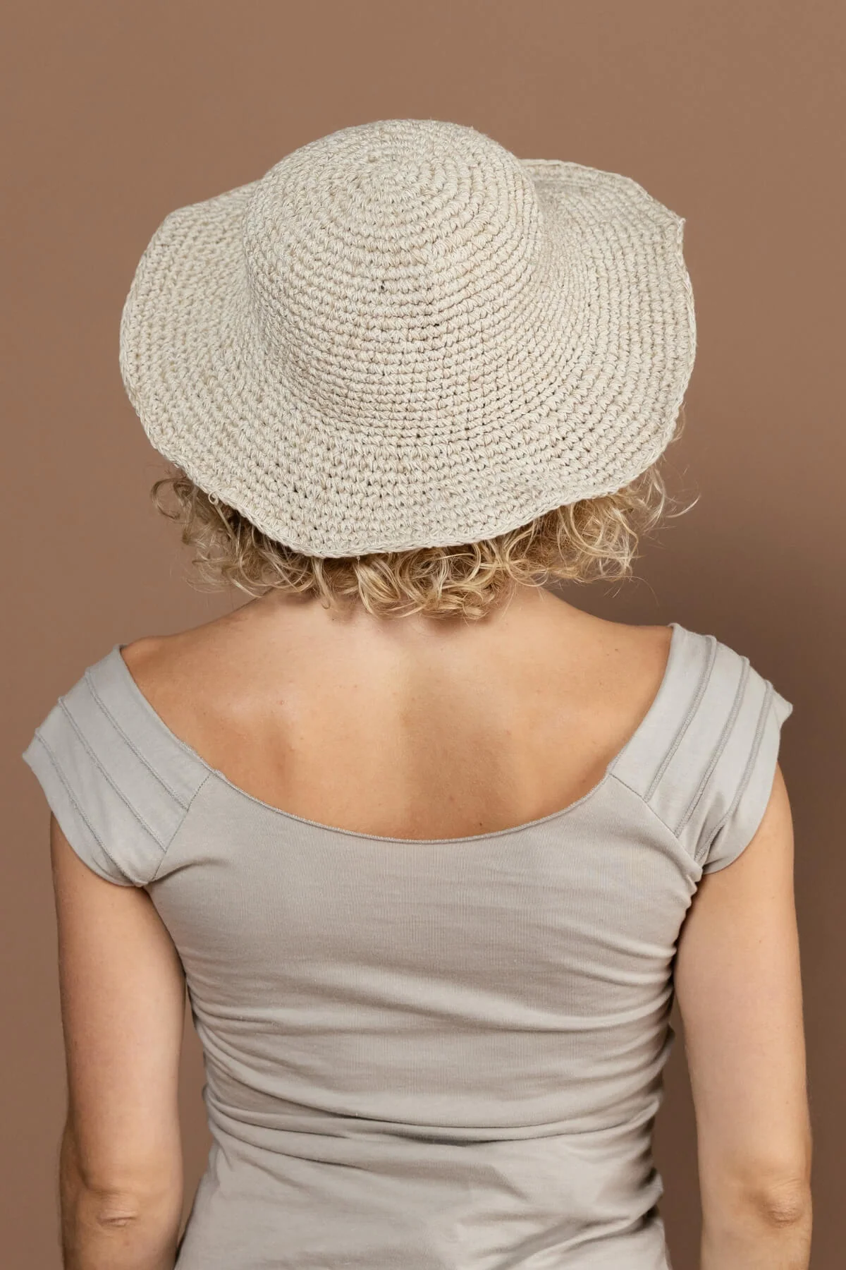 Crochet Hemp Hat - Image 5