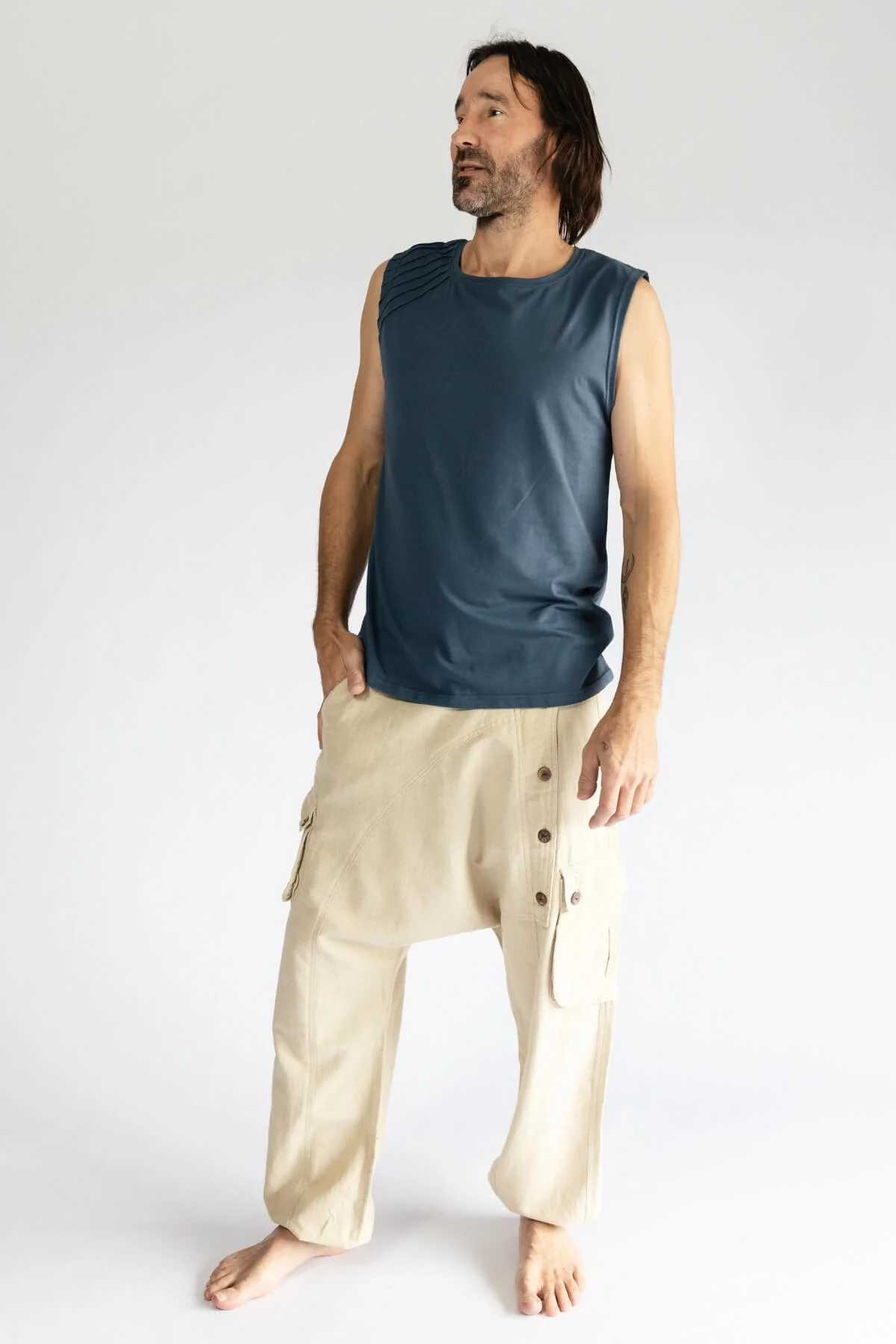 Drop Crotch Trousers - Image 35