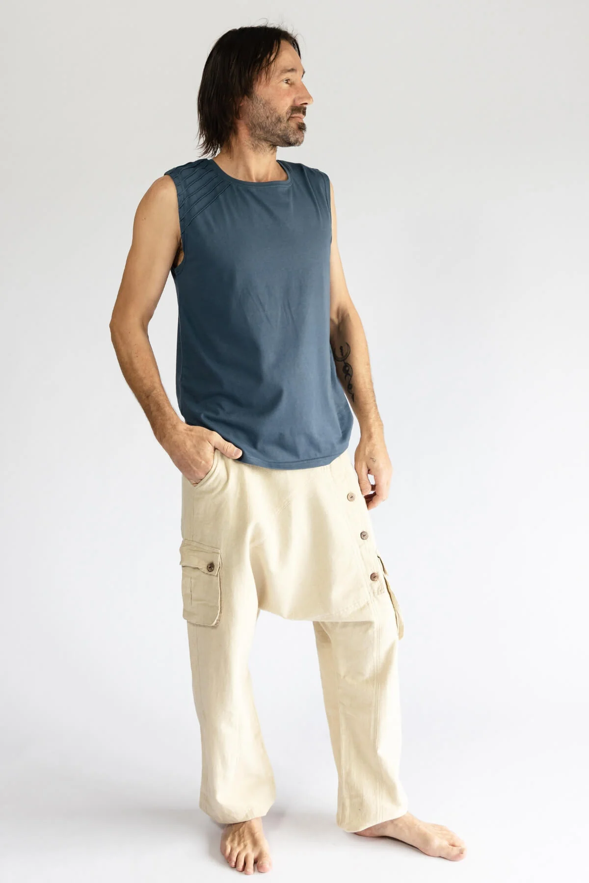 Drop Crotch Trousers - Image 37