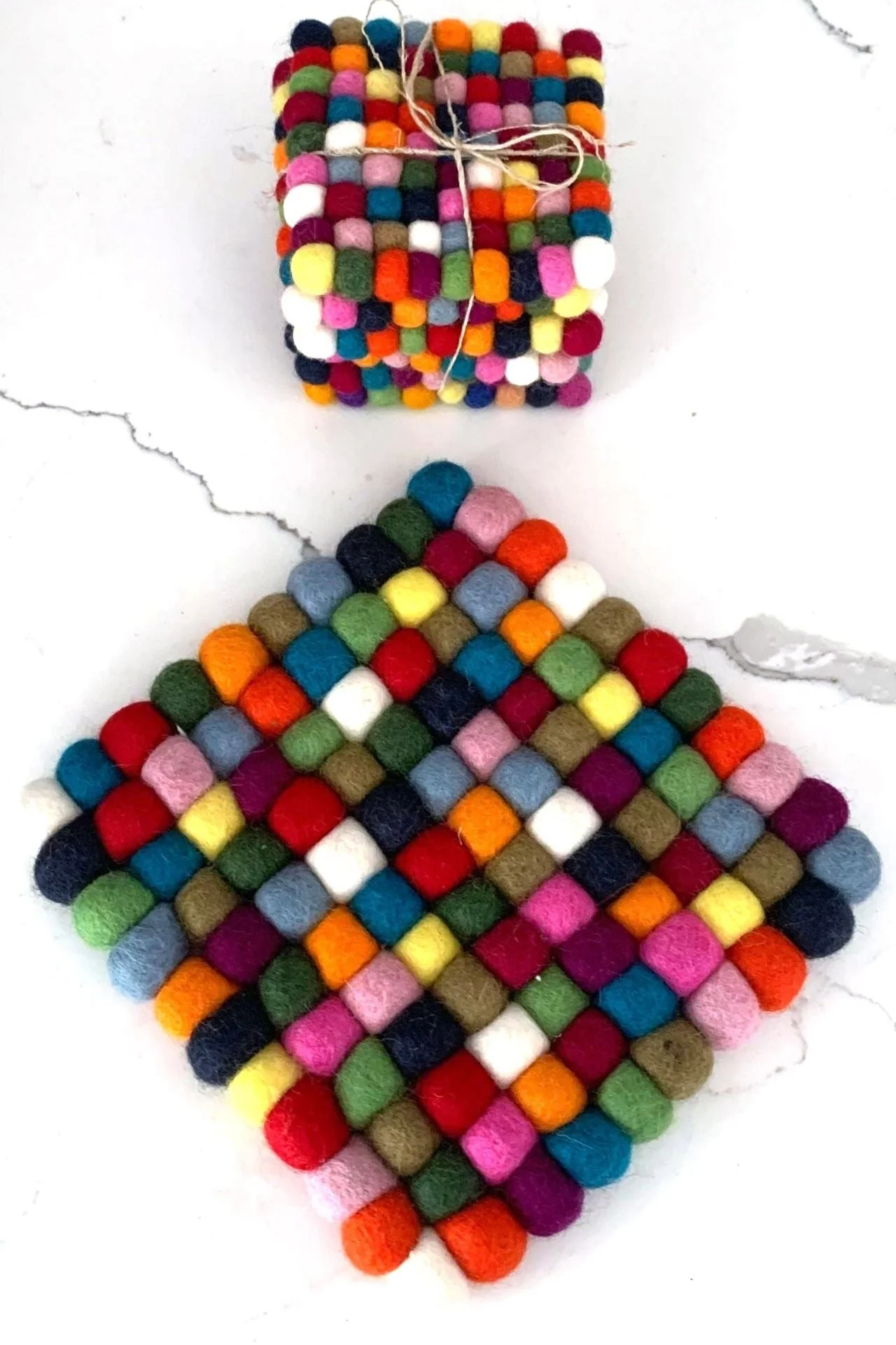 Felt Ball Kitchen Set - Multicolour - Image 4