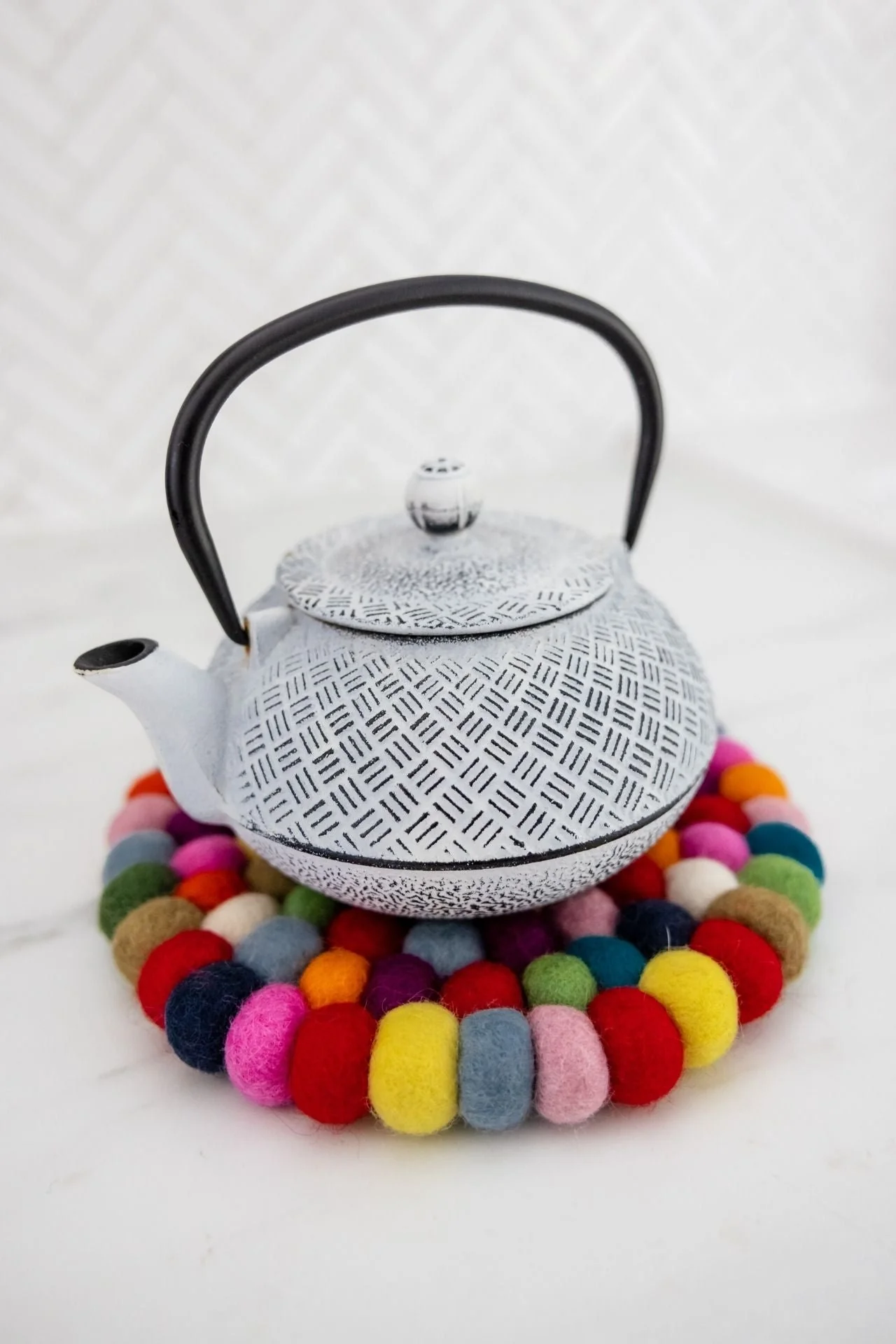 Felt Ball Trivet - Multicolour - Image 3