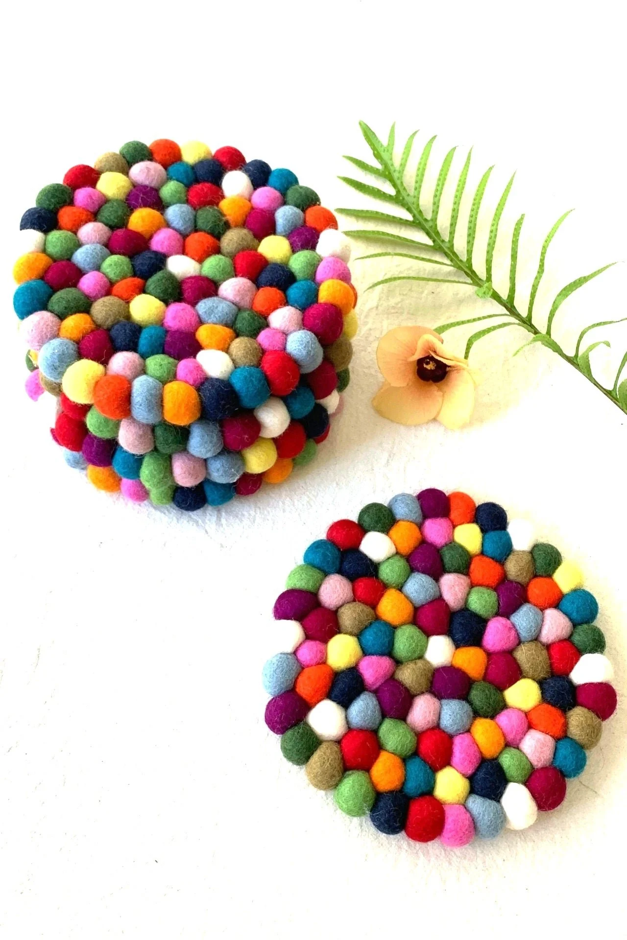 Felt Ball Trivet - Multicolour - Image 5