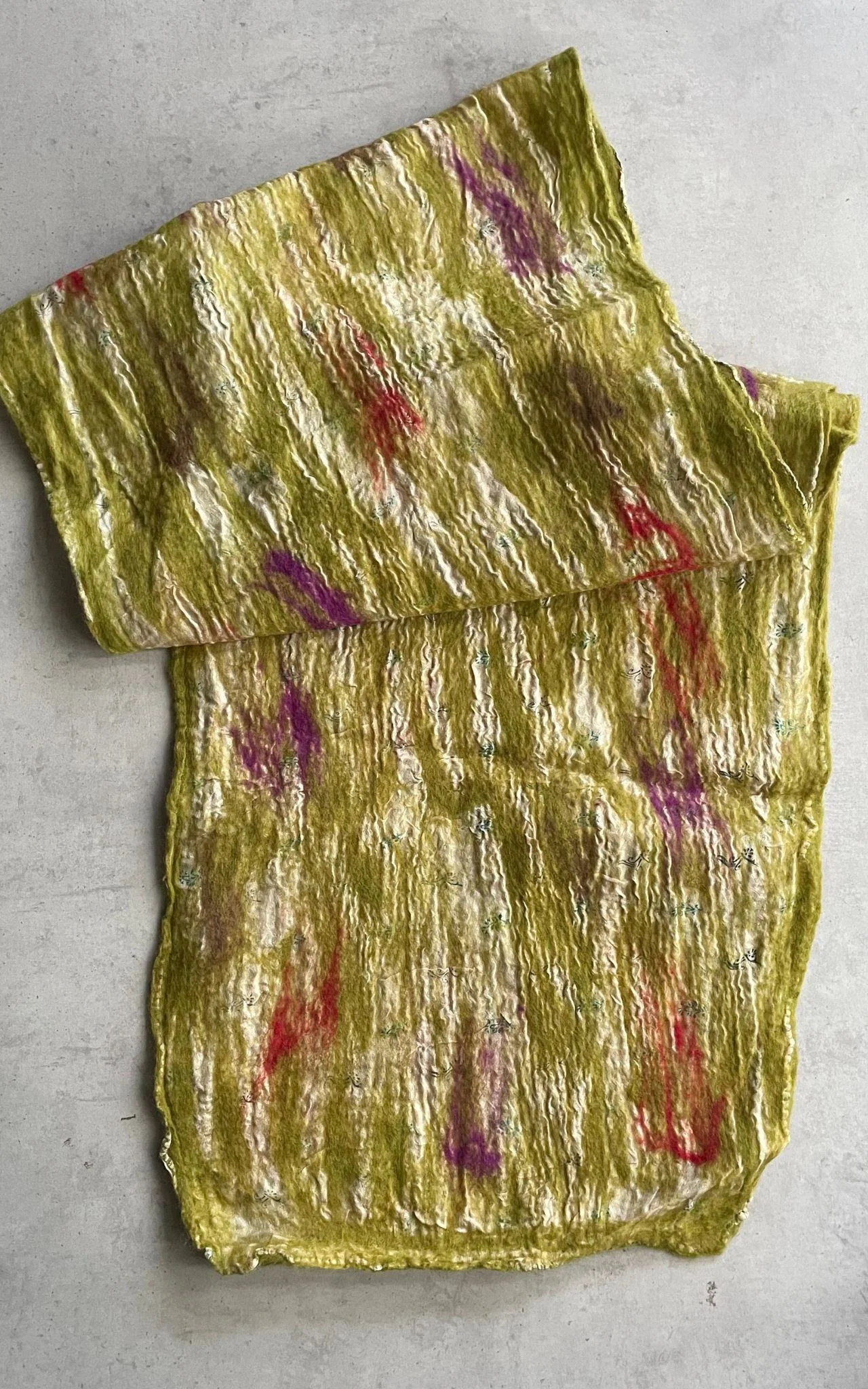 Felt + Silk Scarf - Image 11