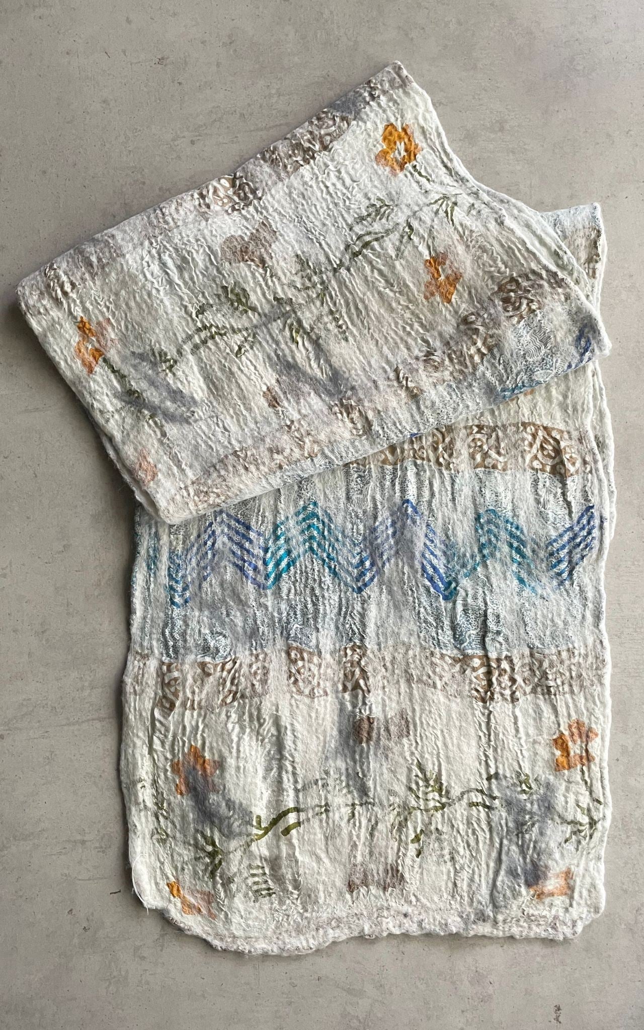 Felt + Silk Scarf - Image 14