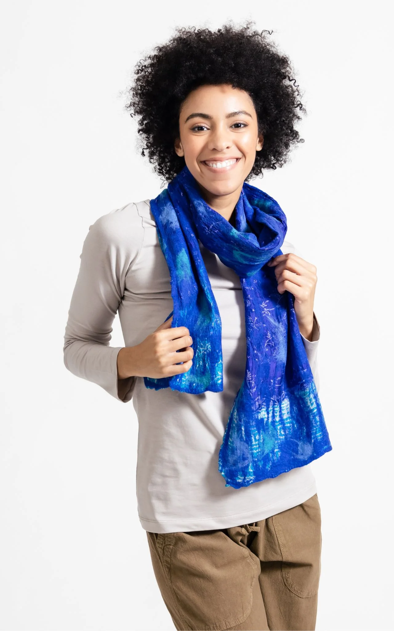Felt + Silk Scarf - Image 7