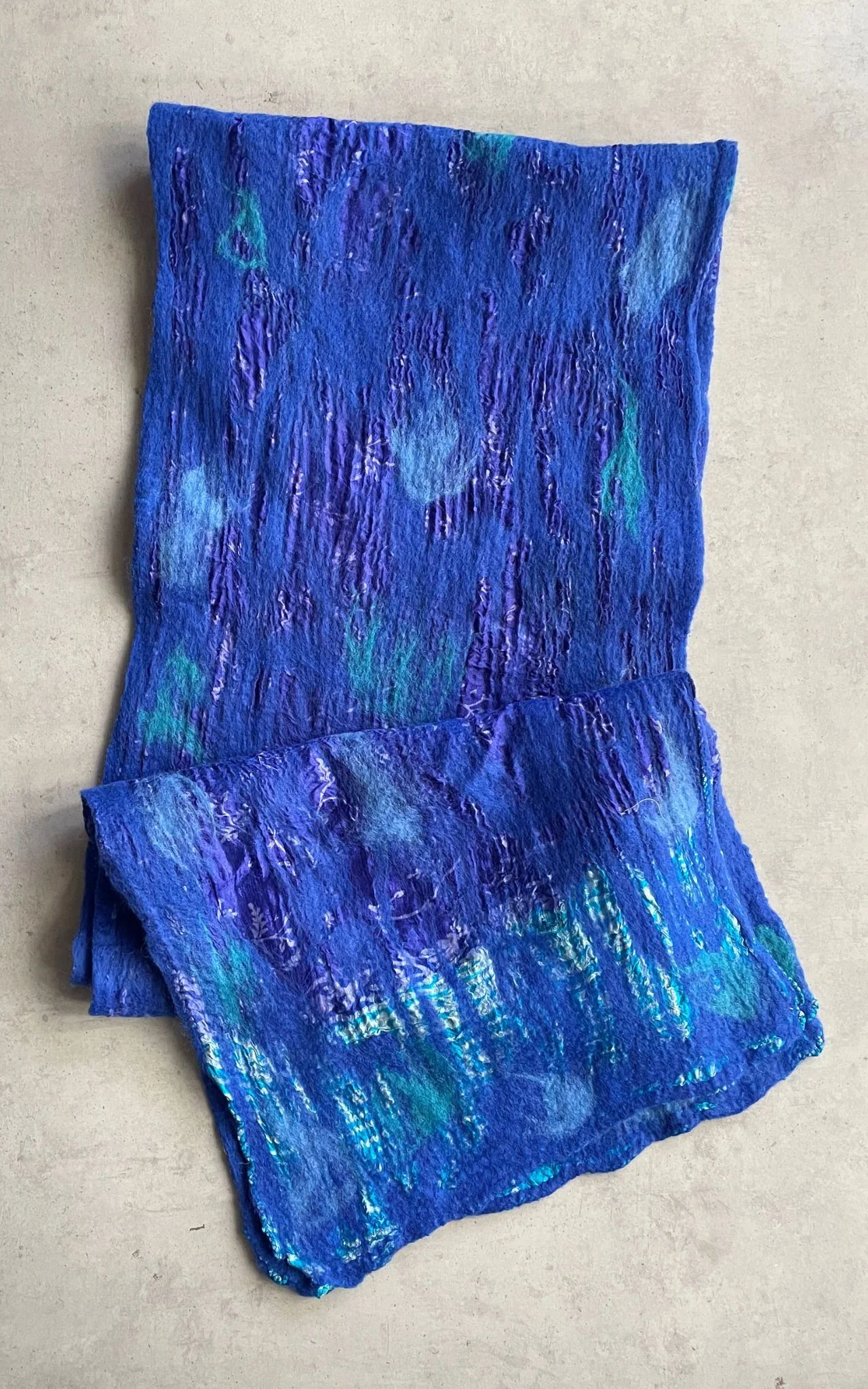Felt + Silk Scarf - Image 8