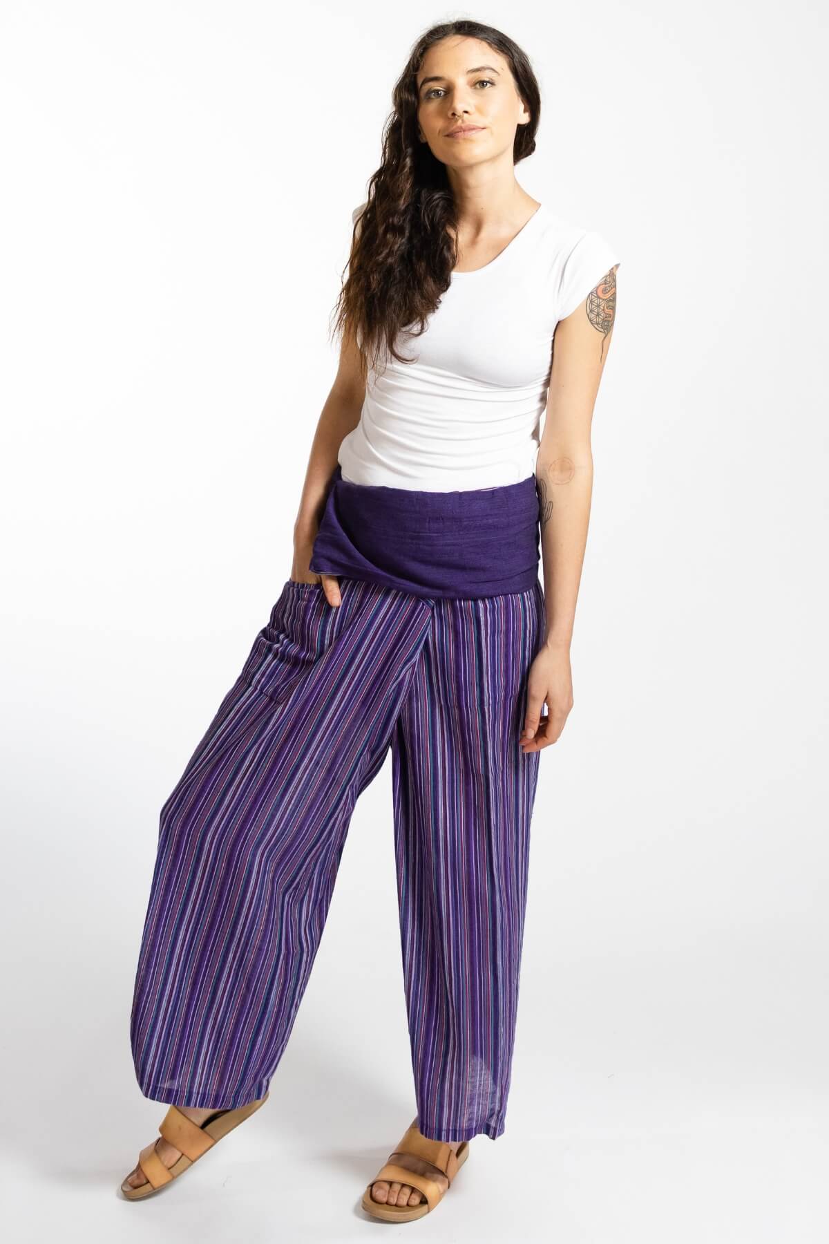 Fisherman Pants - Striped - Image 20
