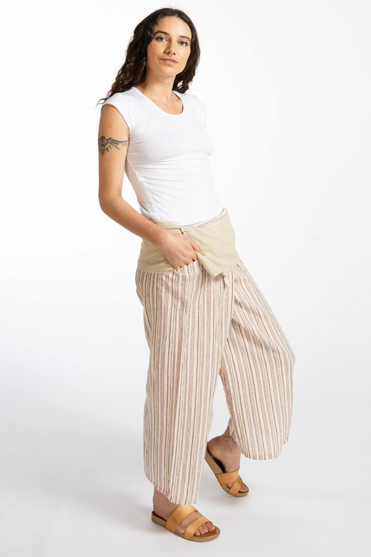 Fisherman Pants - Striped - Image 29