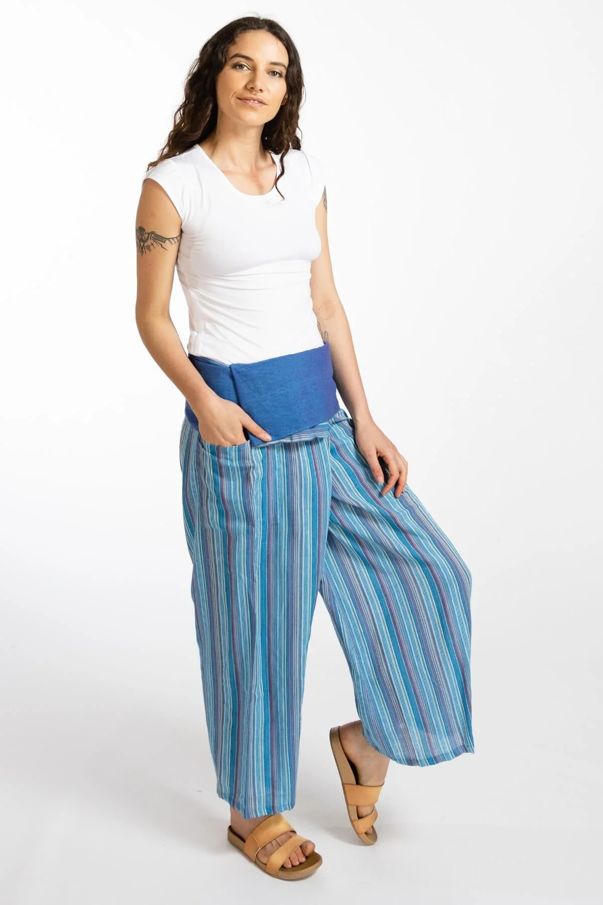 Fisherman Pants - Striped - Image 9