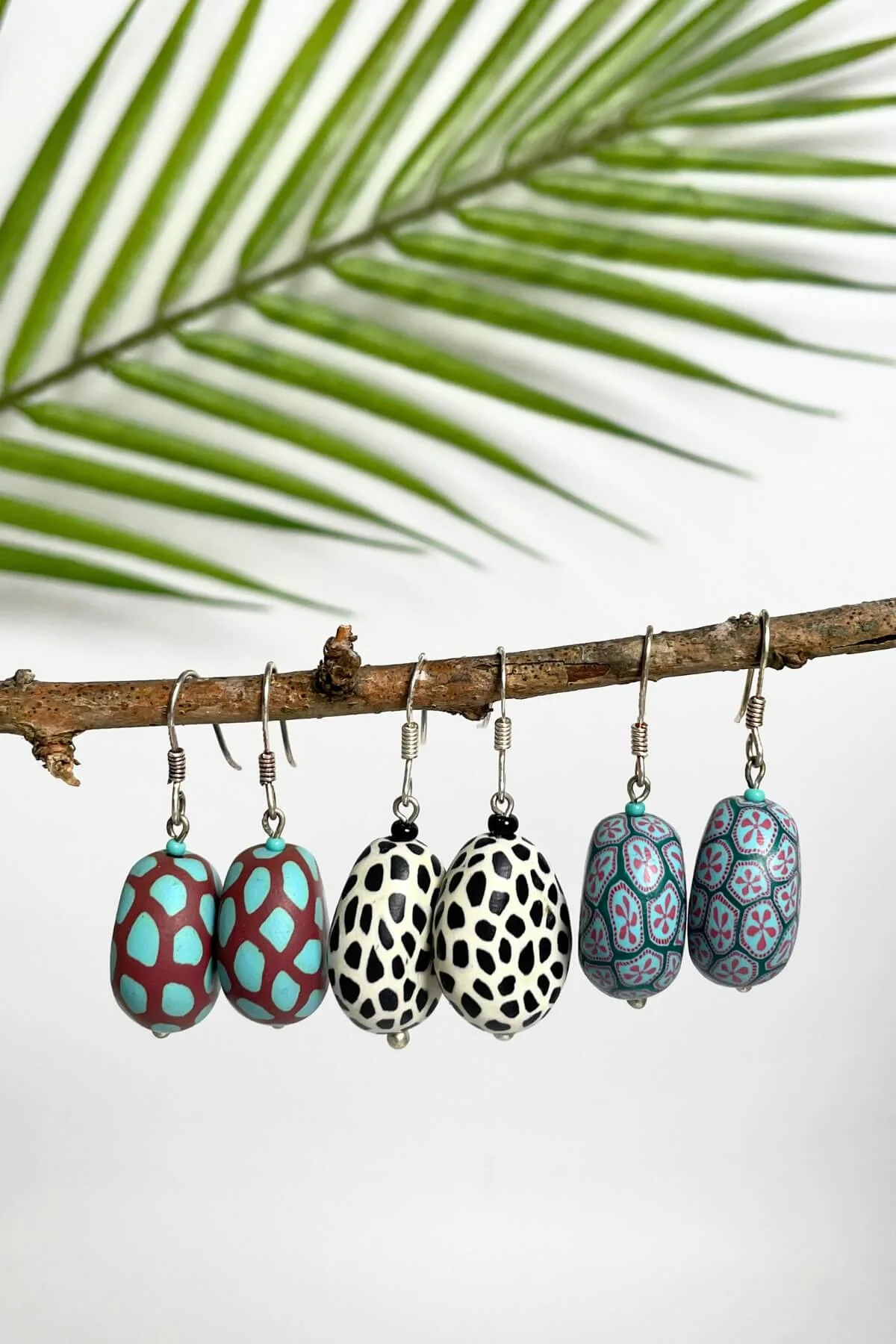 Flat Mala Earrings