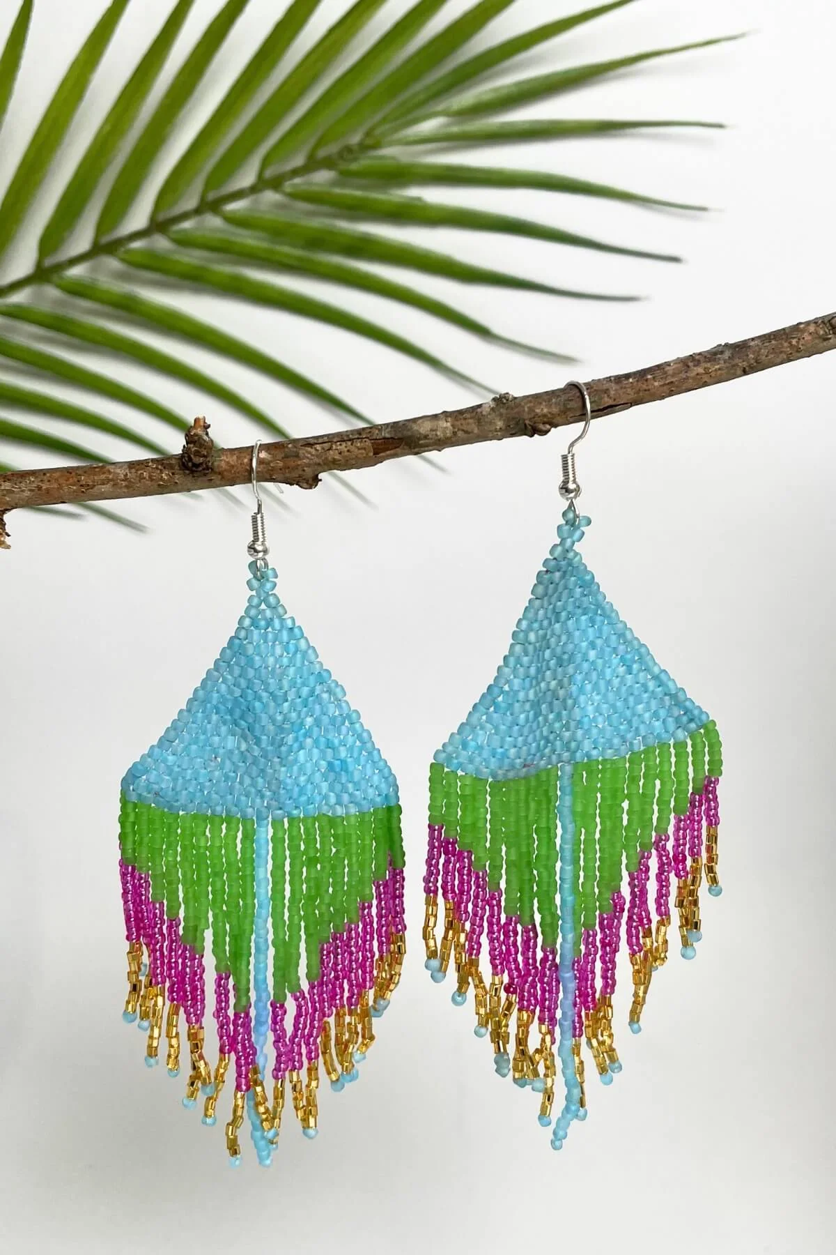 Beaded Earrings - Island Macaron