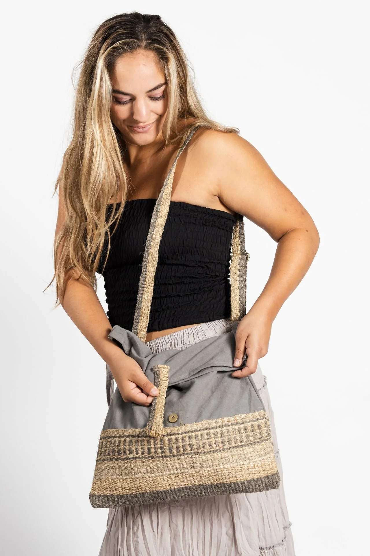 Hemp Satchel Bag - Large - Image 4