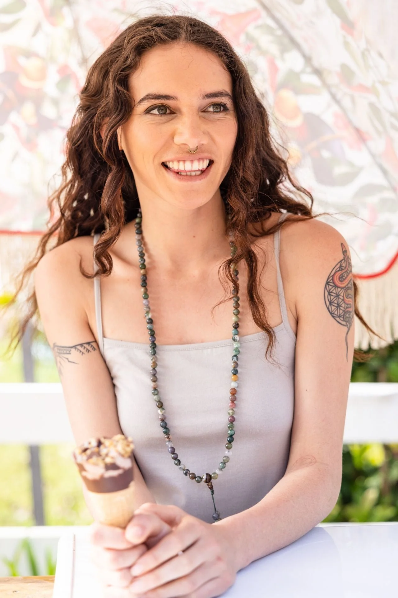 Jade Mala Necklace - Image 3