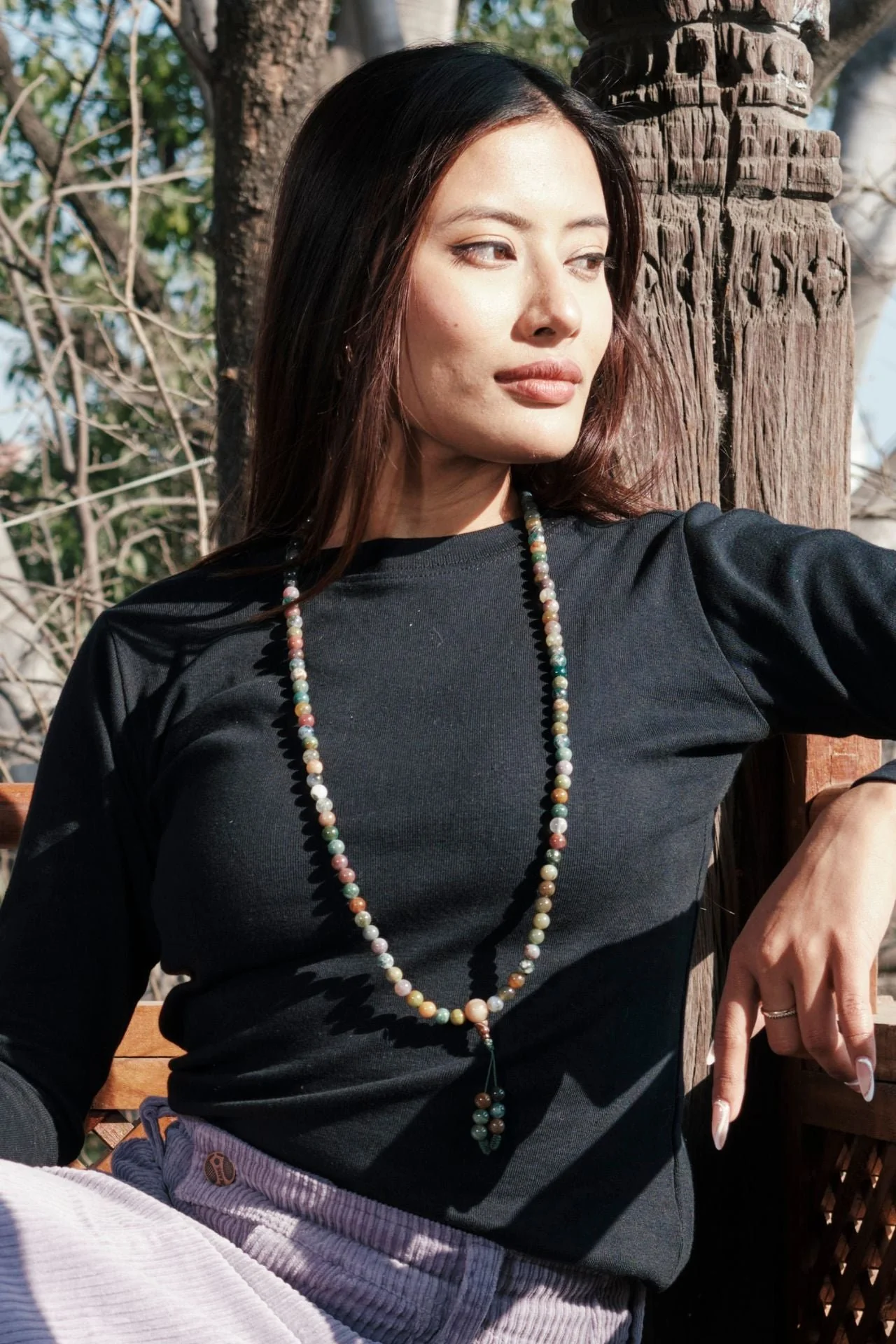 Jade Mala Necklace - Image 4