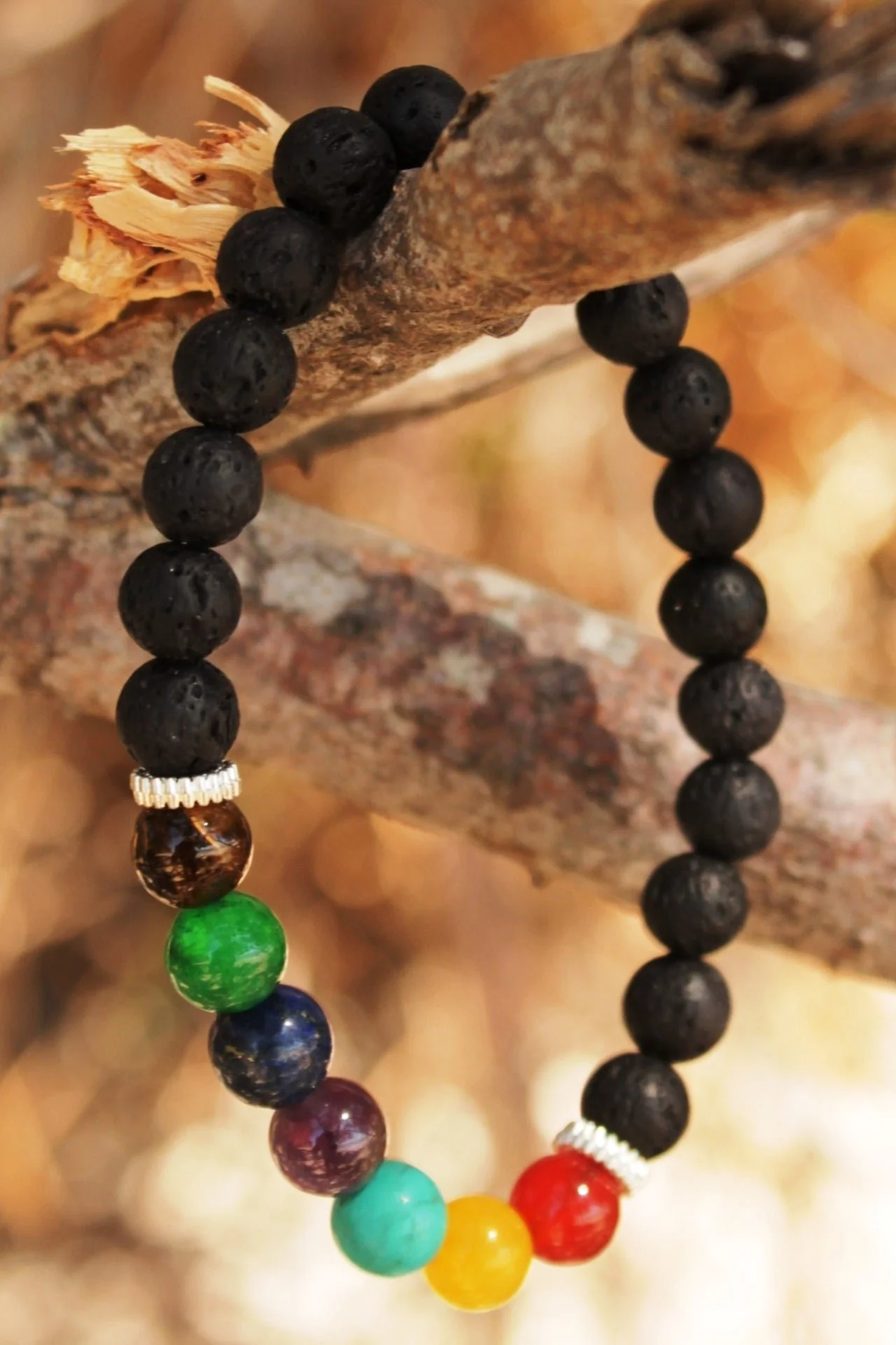 Lava Bead Chakra Bracelets - Image 4