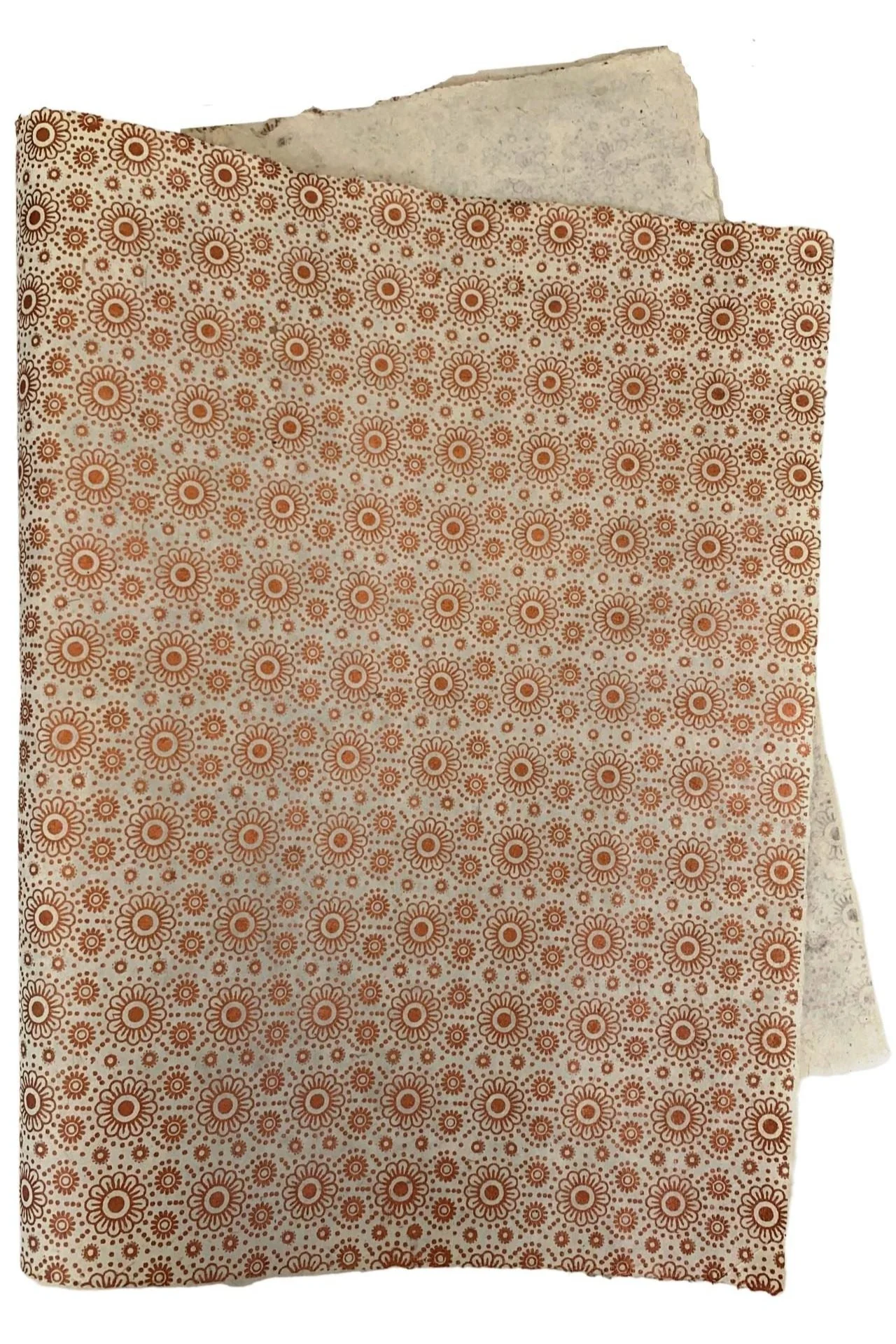 Gift Wrapping Paper - Copper on White - Image 3