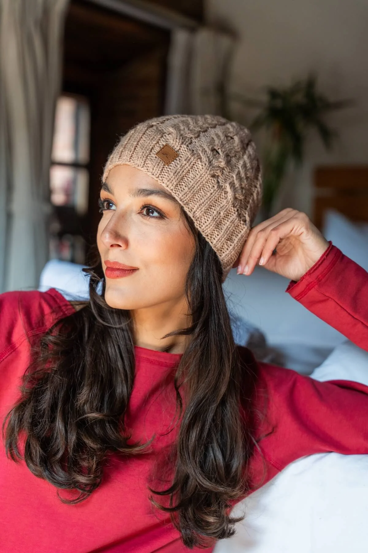 Cable Knit Beanie - Image 11
