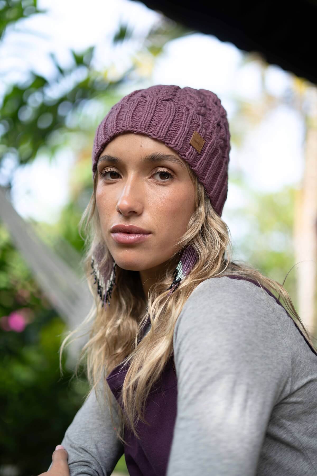 Cable Knit Beanie - Image 3