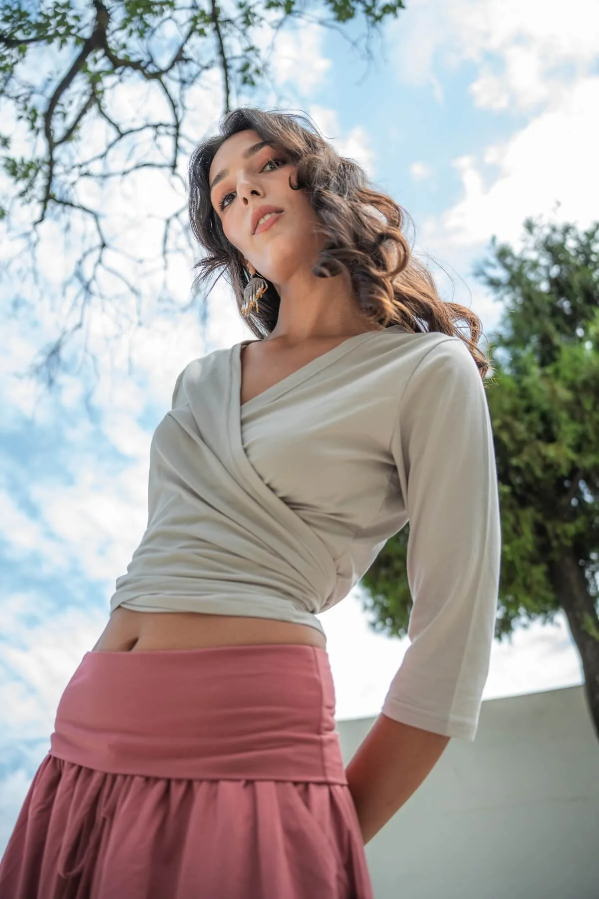 Organic Wrap Top - Image 17