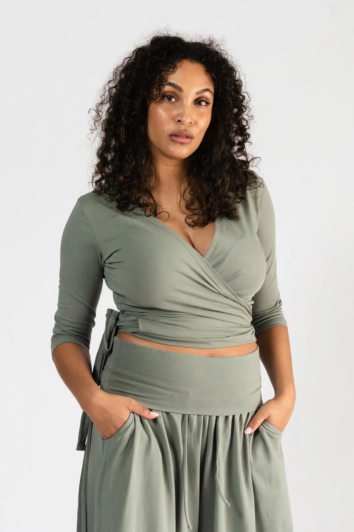 Organic Wrap Top - Image 3