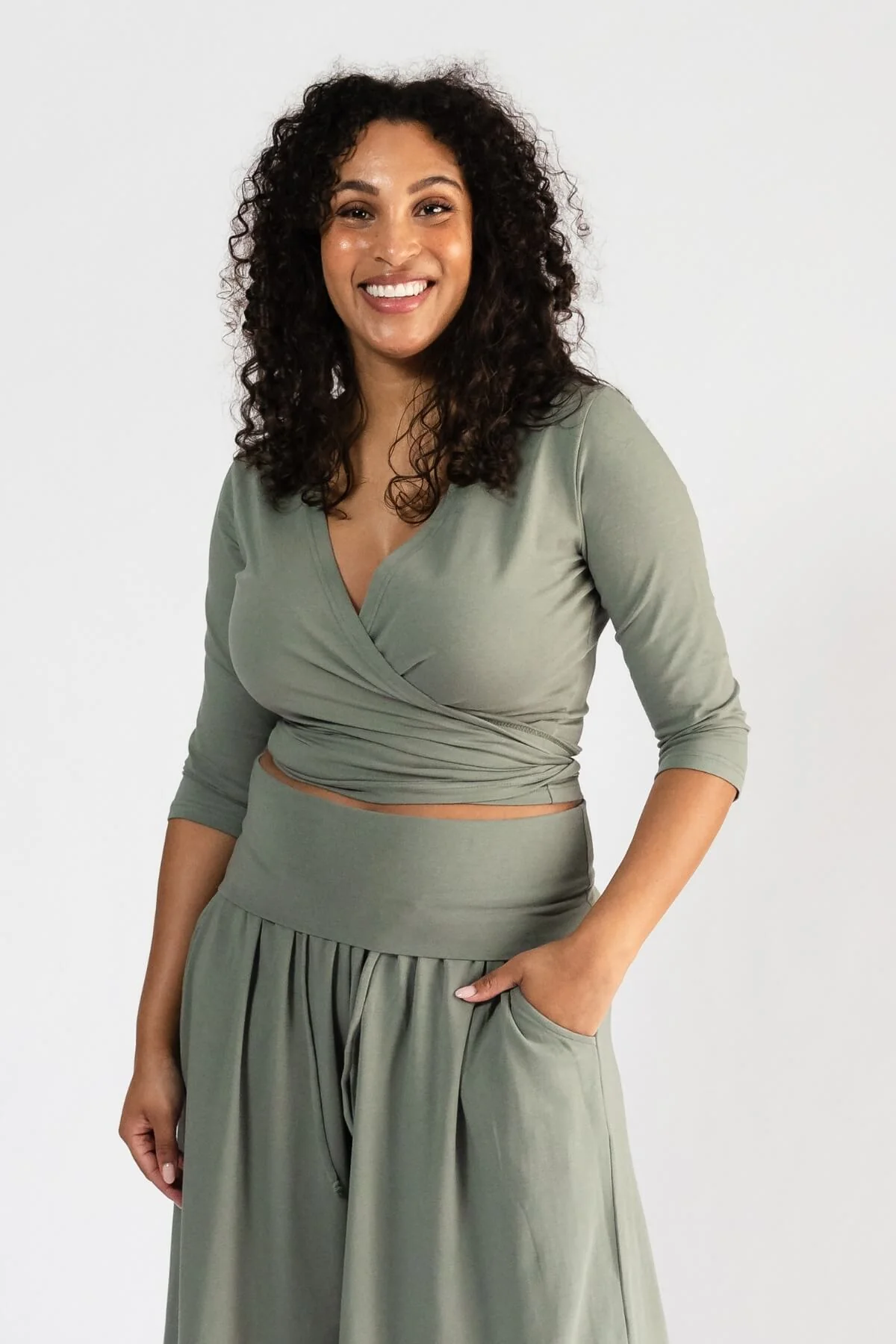 Organic Wrap Top - Image 8
