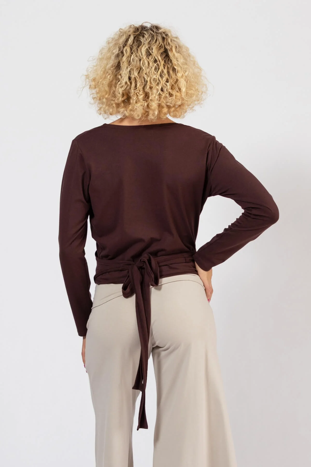 Organic Wrap Top - Long Sleeve - Image 24