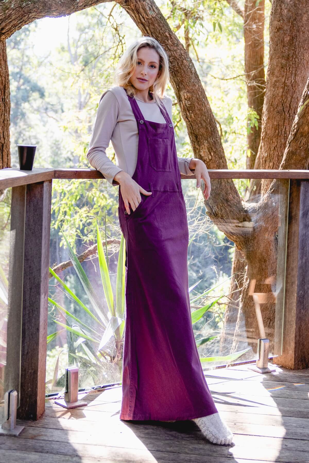 Overall Maxi Dress - Image 11