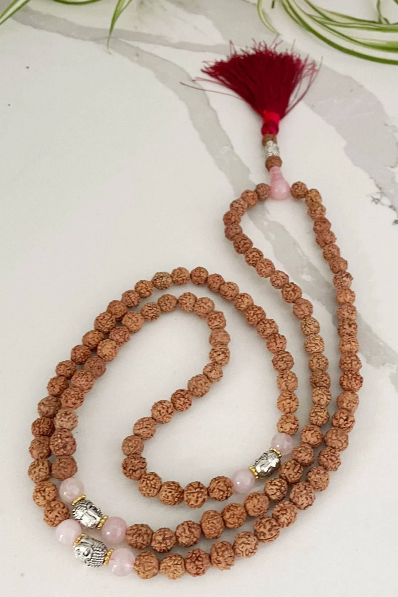 Rudraksha Seed Mala - Embellished - Image 3