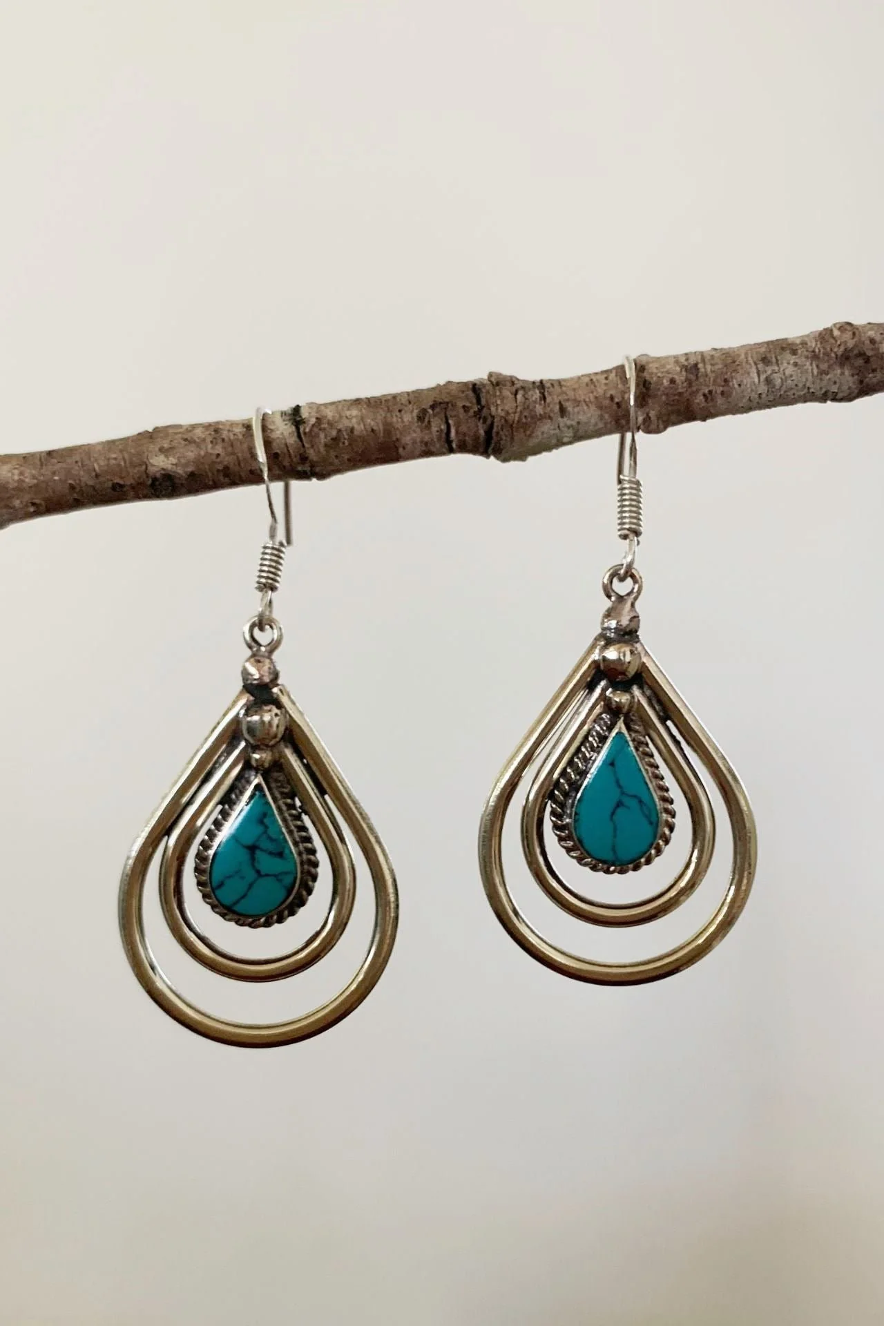 Tibetan Earrings - Jodha - Image 3