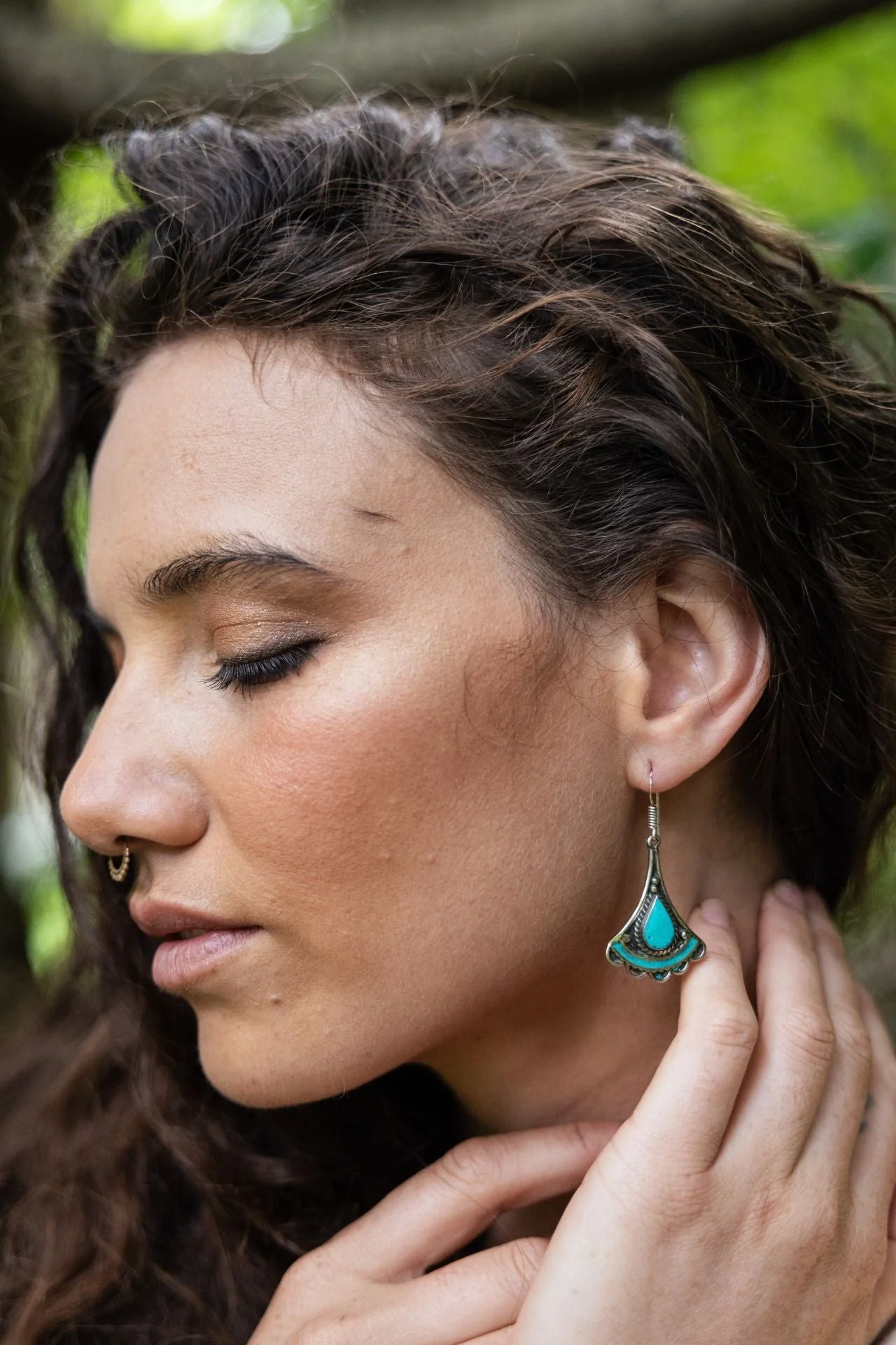 Tibetan Earrings - Alani - Image 2