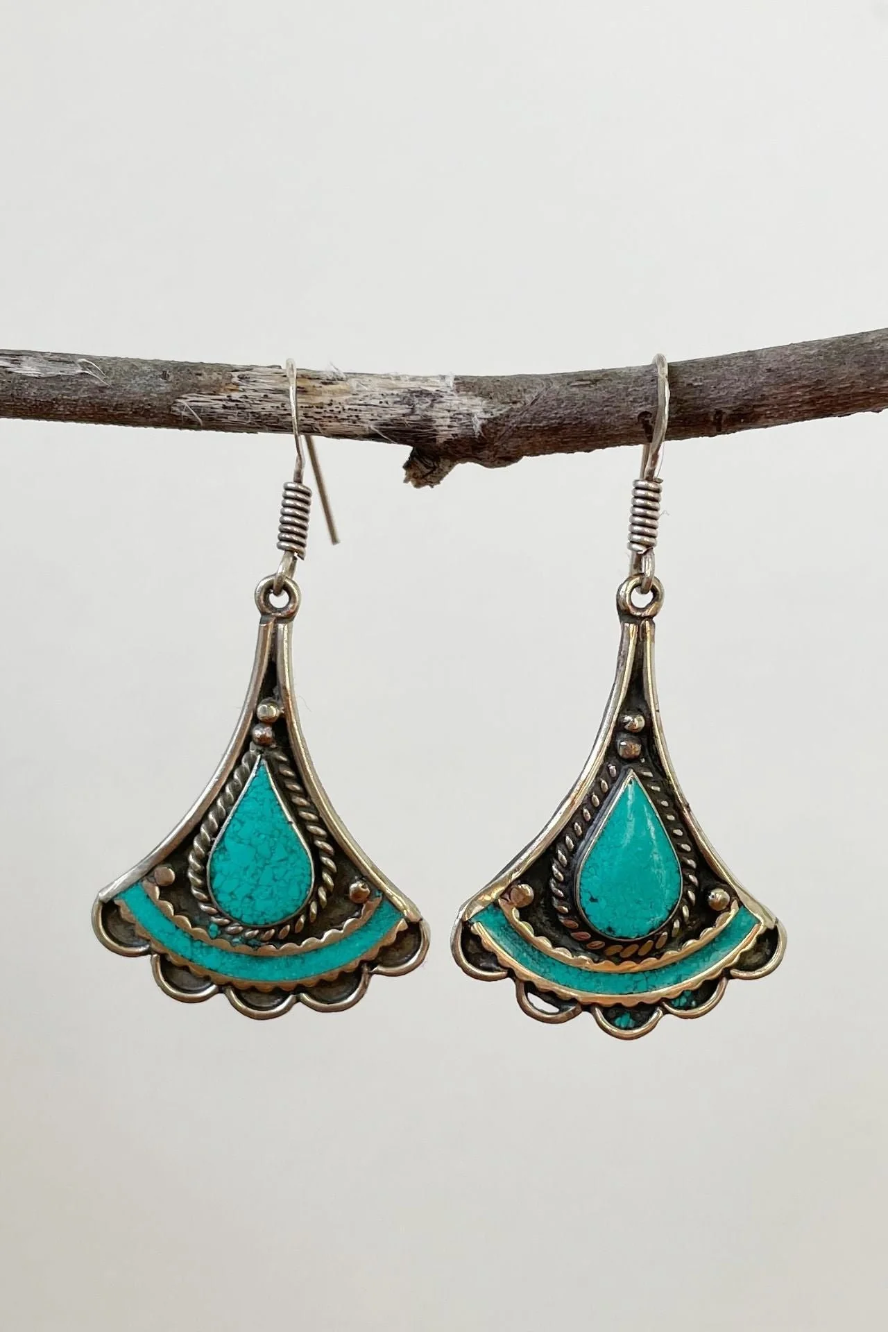 Tibetan Earrings - Alani - Image 3
