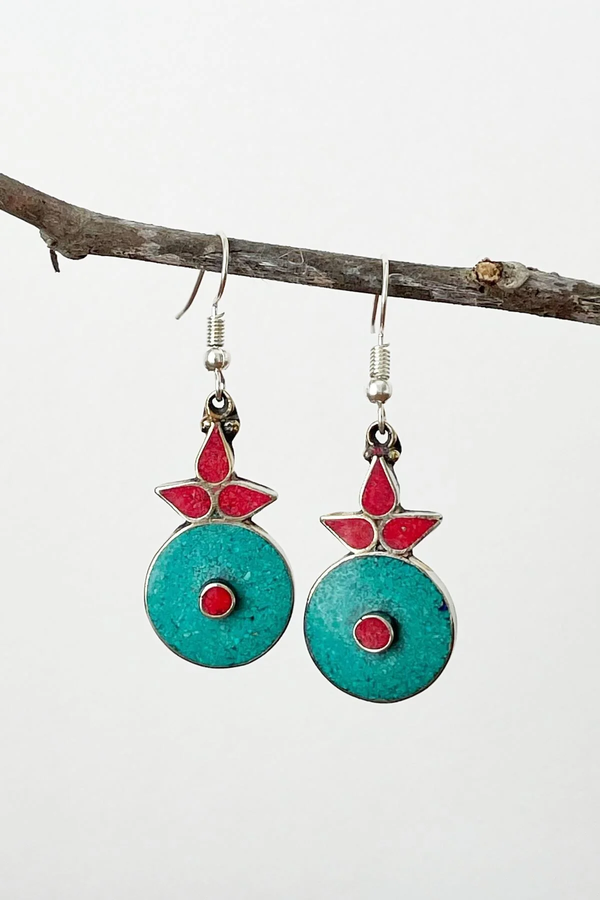 Tibetan Earrings - Alka - Image 2