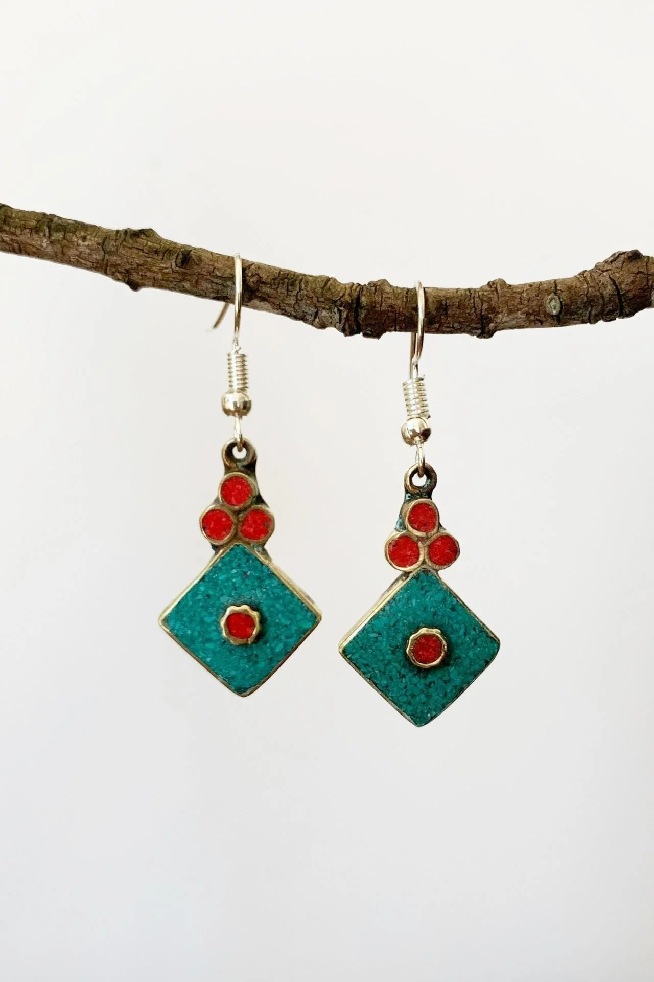 Tibetan Earrings - Bhabani