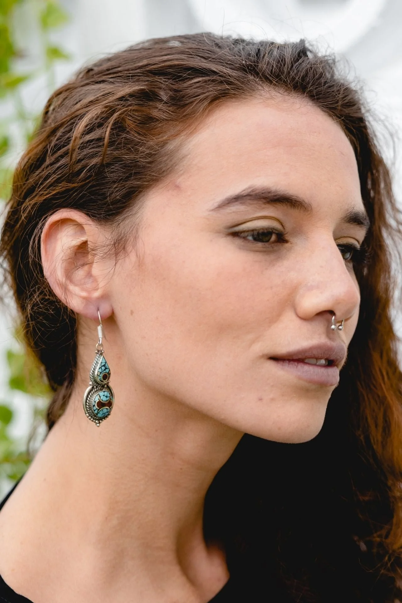 Tibetan Earrings - Chitra - Image 4