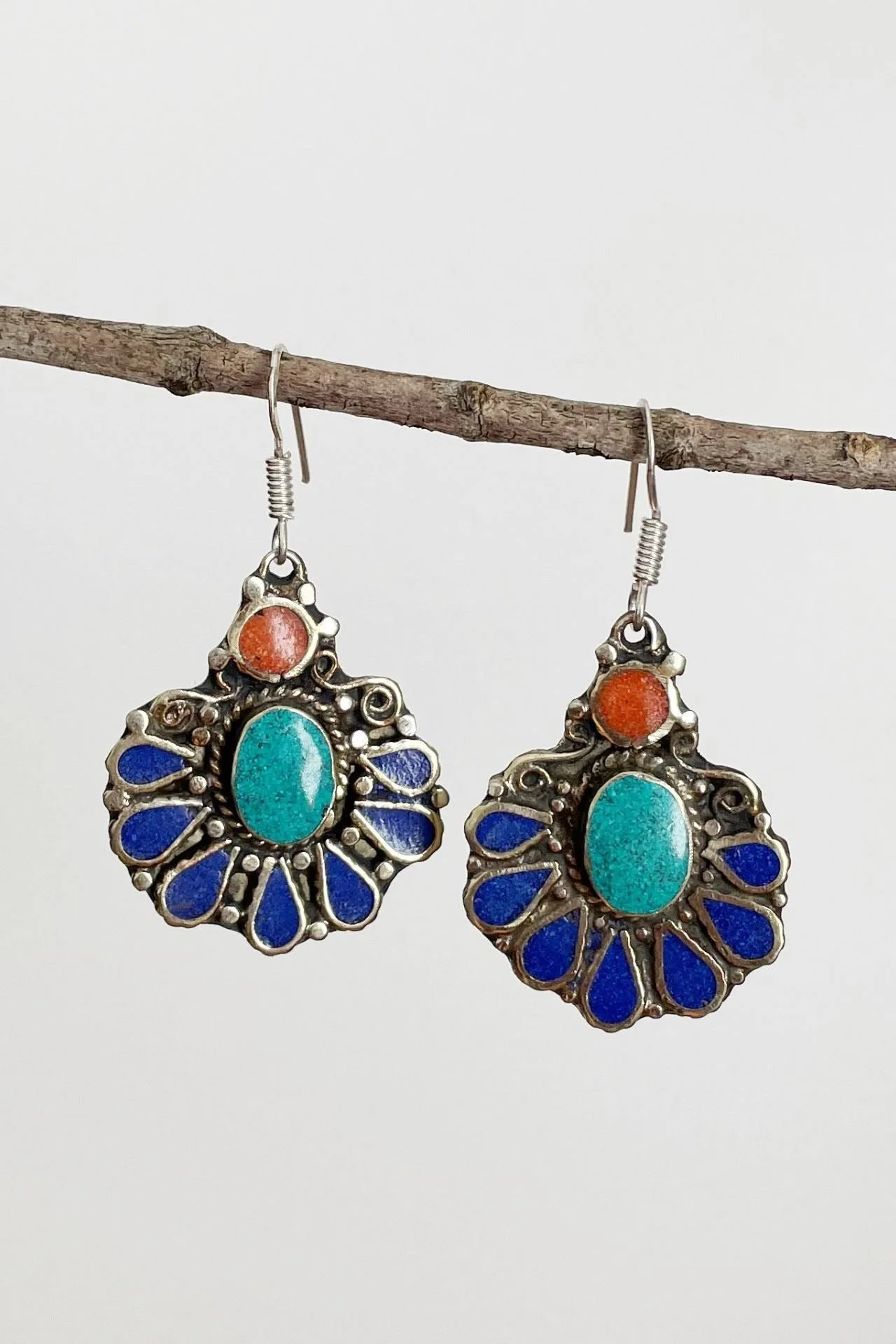 Tibetan Earrings - Laila - Image 3