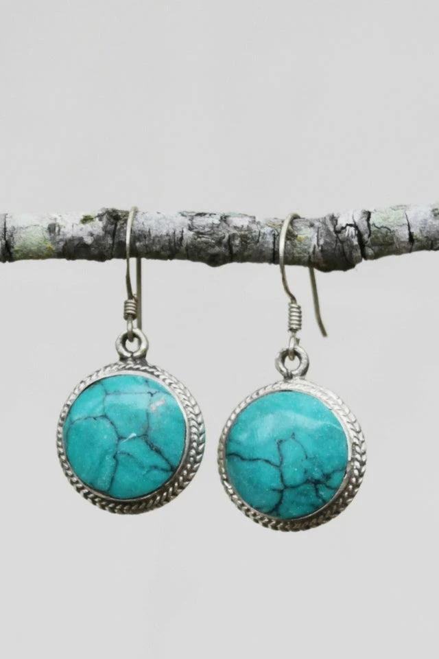 Tibetan Earrings - Luna - Image 3